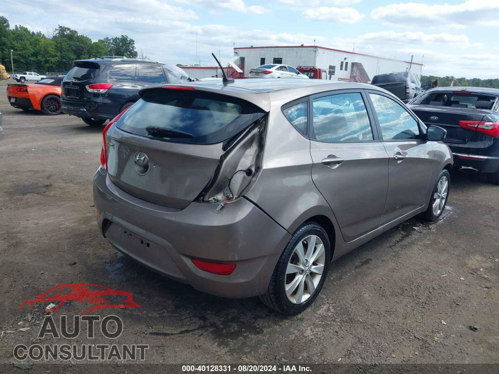 HYUNDAI ACCENT 2013 - KMHCU5AE1DU073428