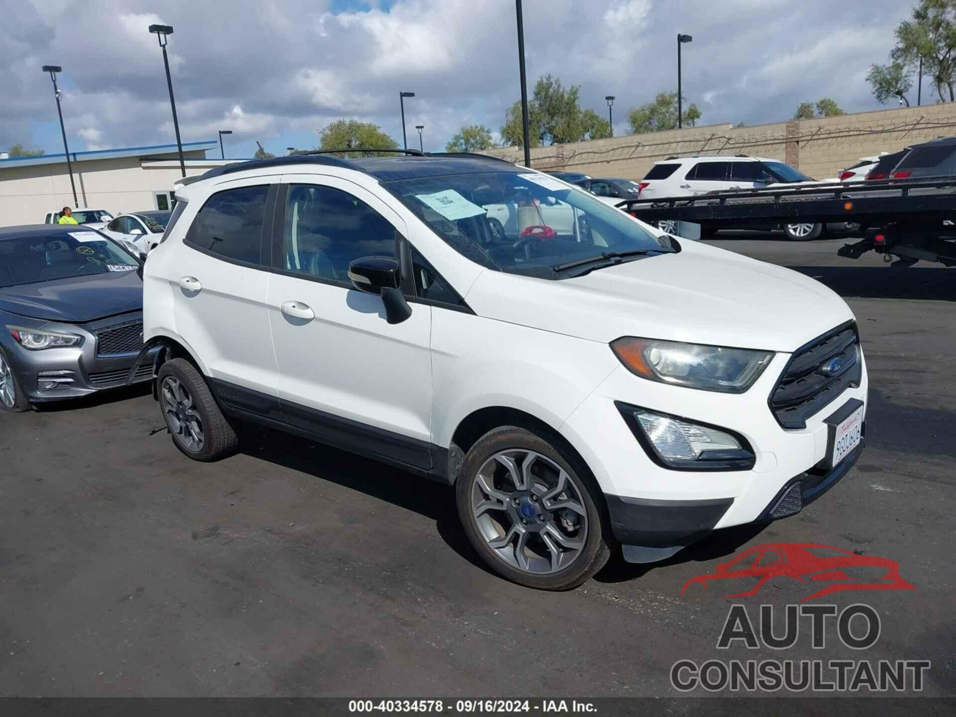 FORD ECOSPORT 2019 - MAJ6S3JL4KC255028