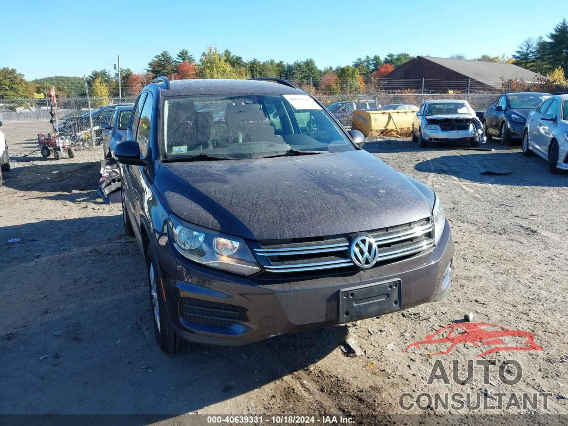 VOLKSWAGEN TIGUAN 2016 - WVGBV7AX0GW606058