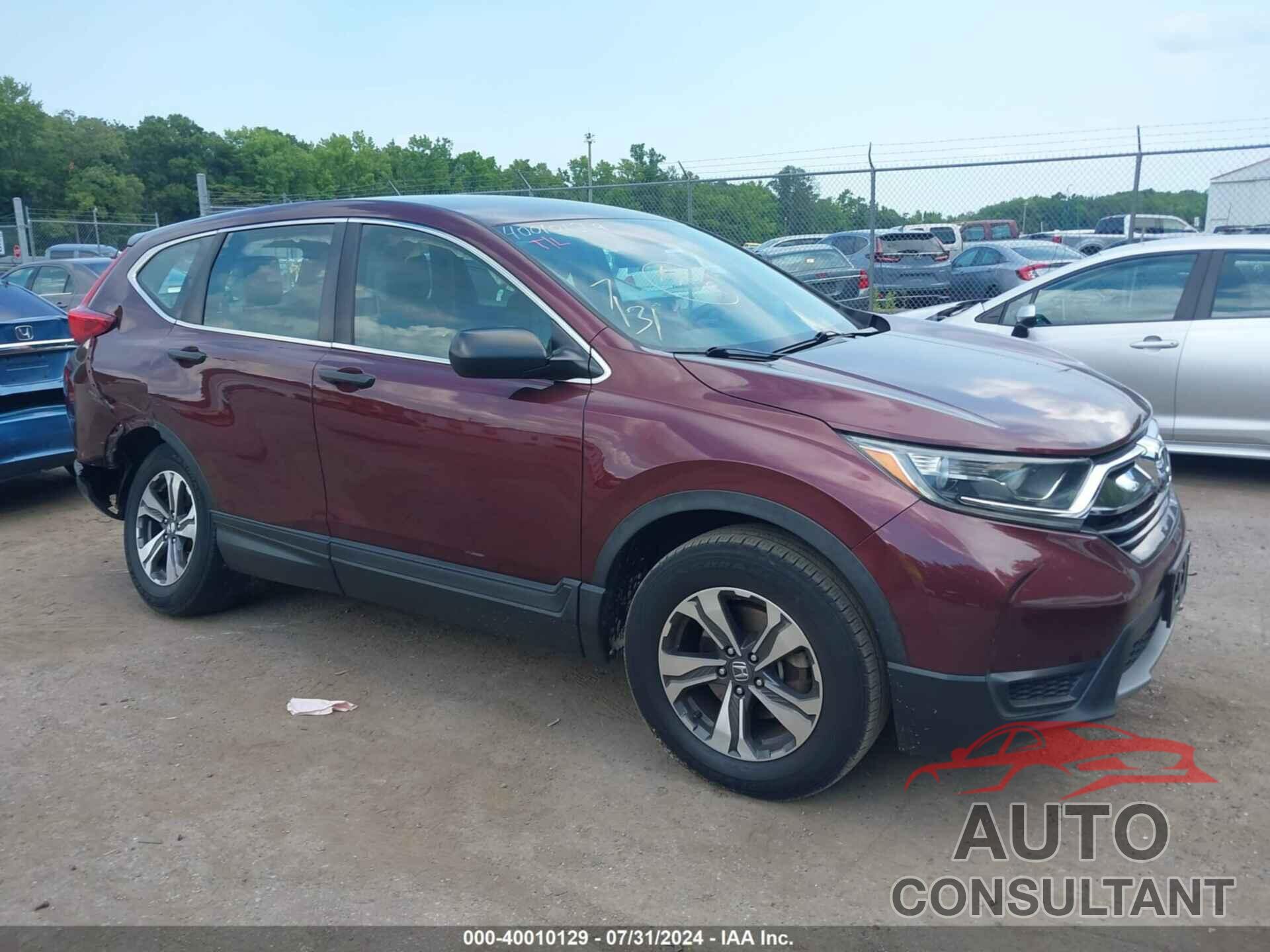 HONDA CR-V 2018 - 2HKRW6H37JH210185