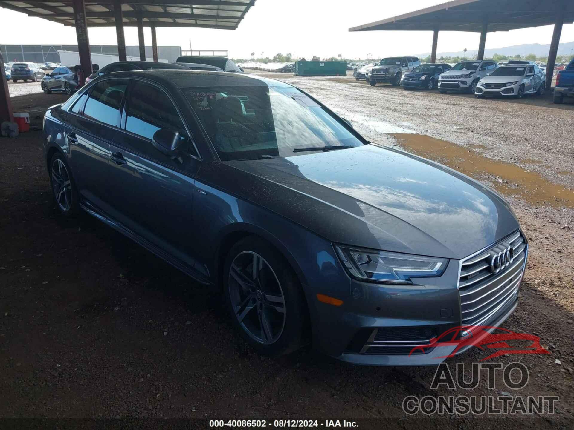 AUDI A4 2018 - WAUENAF43JN008621