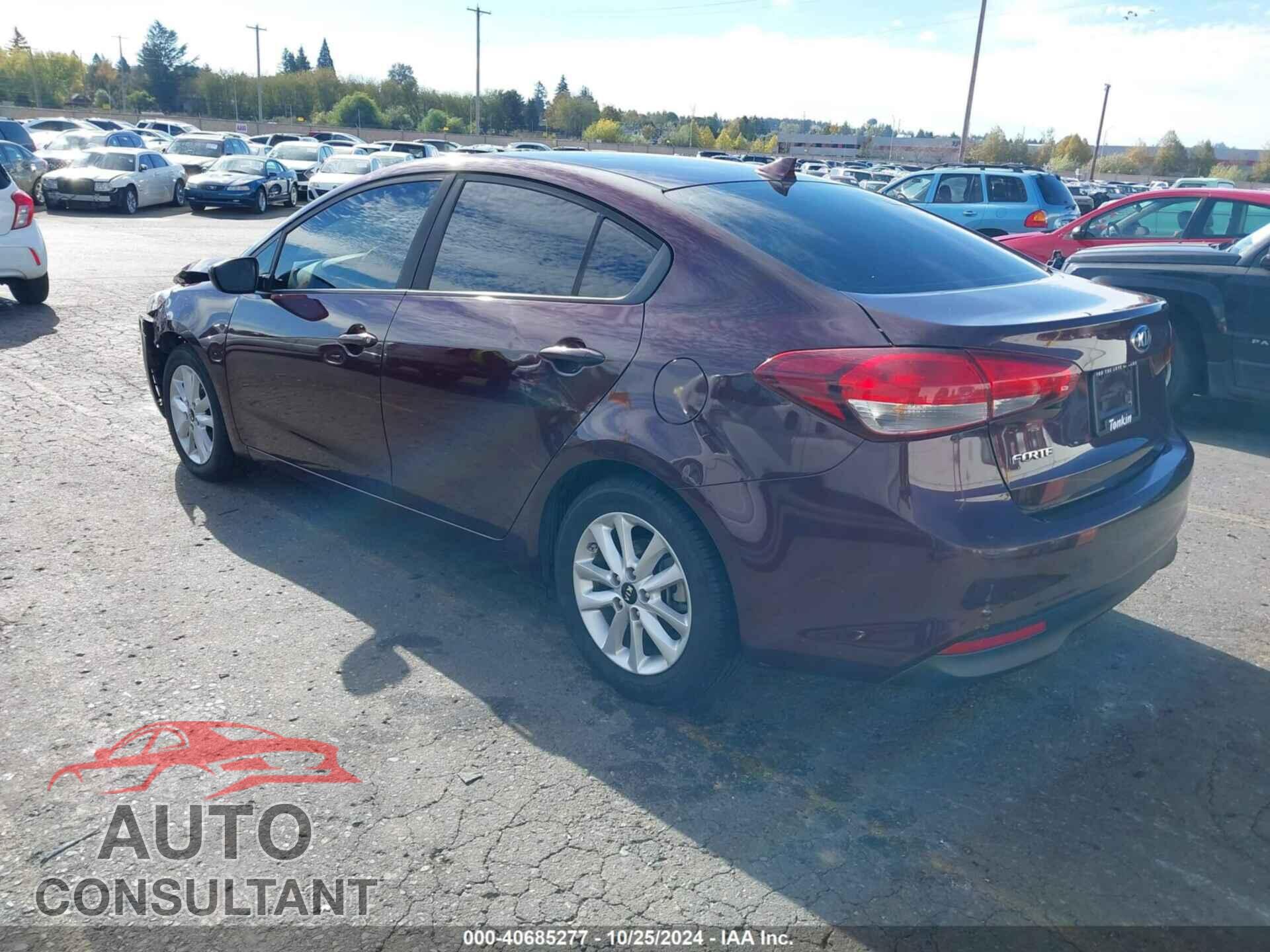 KIA FORTE 2017 - 3KPFL4A78HE148758