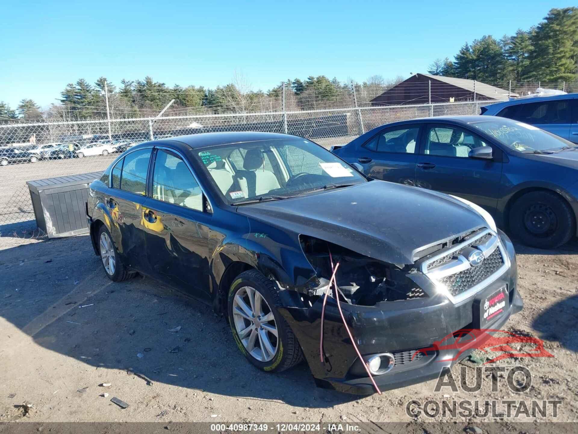 SUBARU LEGACY 2014 - 4S3BMBA67E3027200