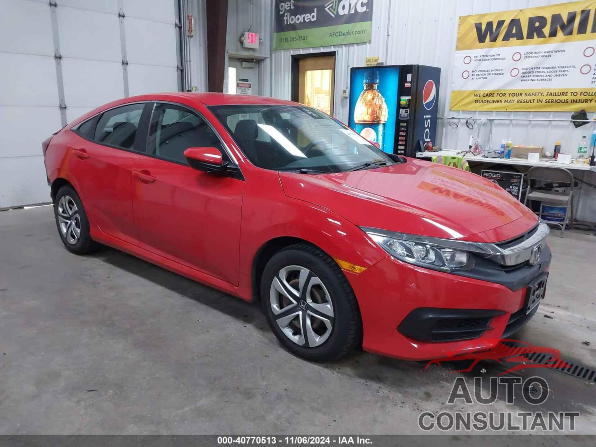 HONDA CIVIC 2018 - 2HGFC2F51JH537796