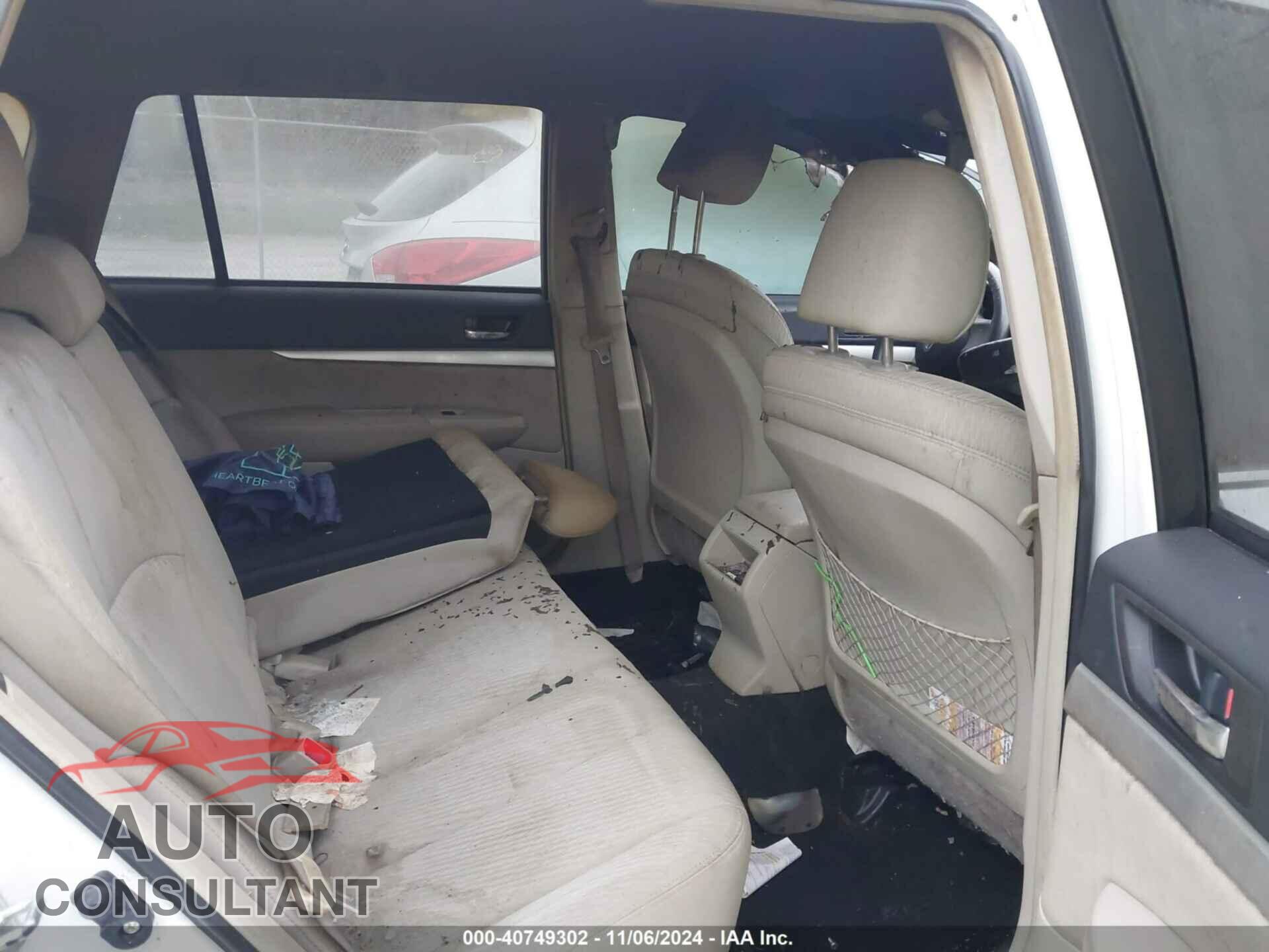 SUBARU OUTBACK 2011 - 4S4BRCCC0B3373168