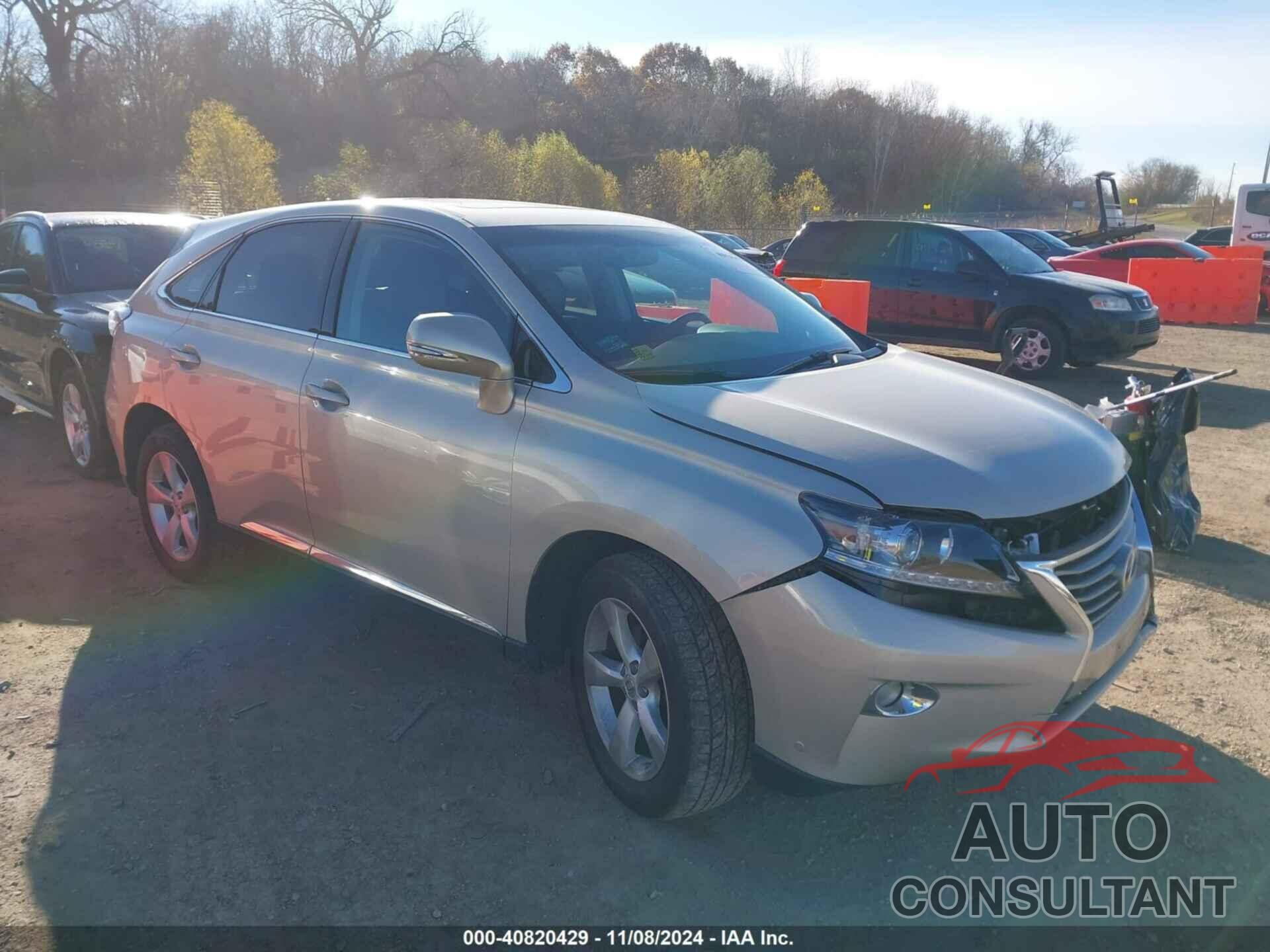 LEXUS RX 350 2013 - 2T2BK1BA7DC159121