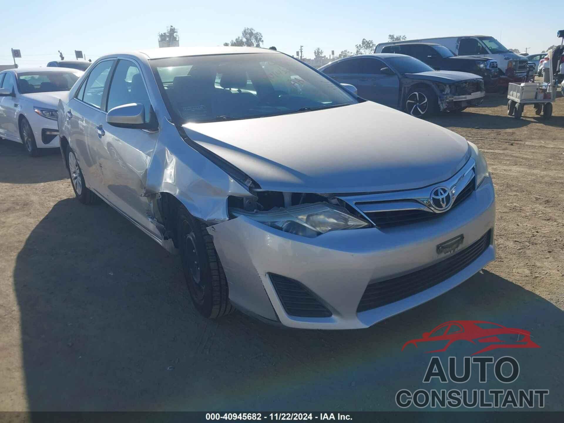 TOYOTA CAMRY 2012 - 4T4BF1FK6CR184008