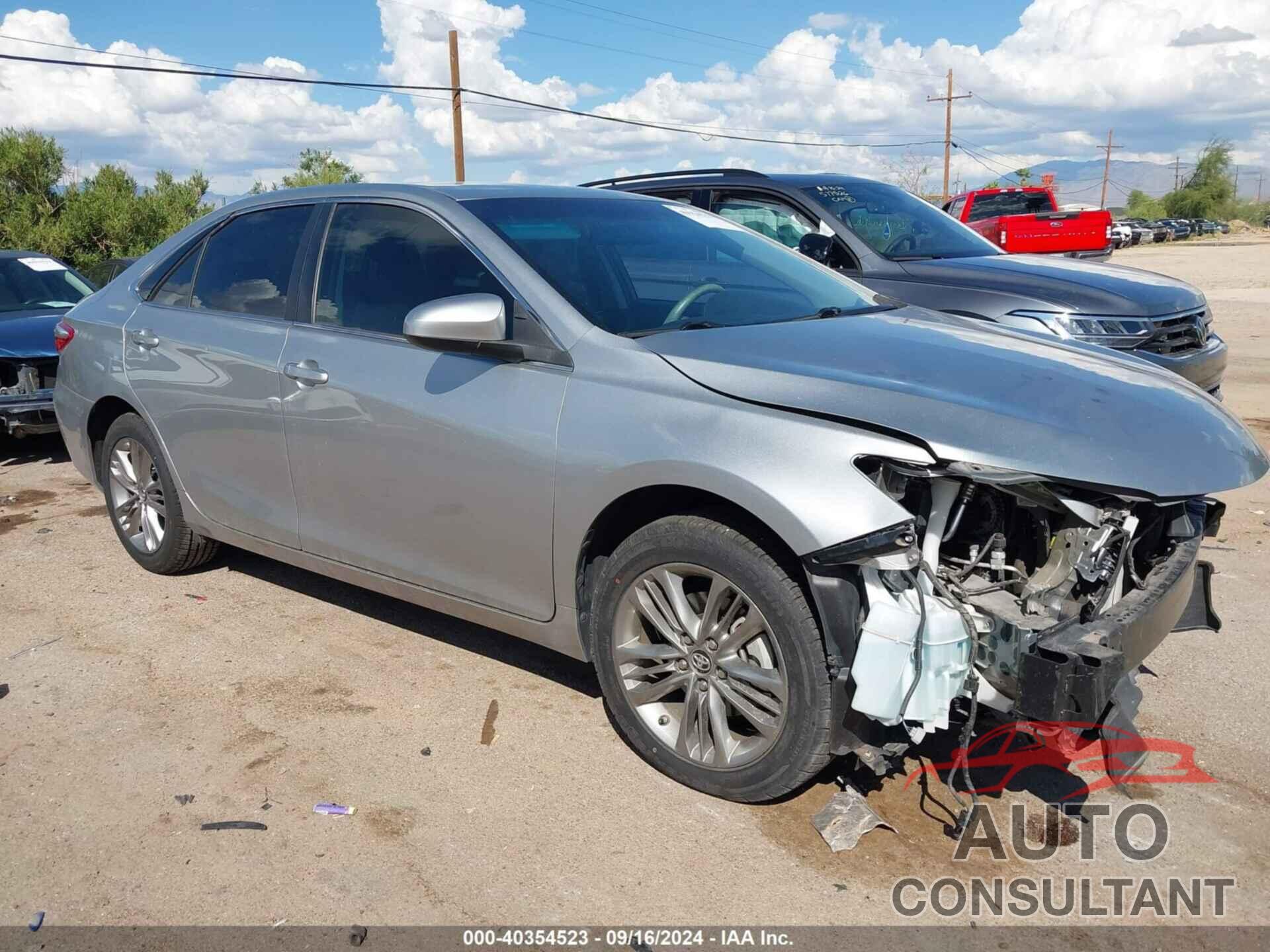 TOYOTA CAMRY 2017 - 4T1BF1FK2HU707641