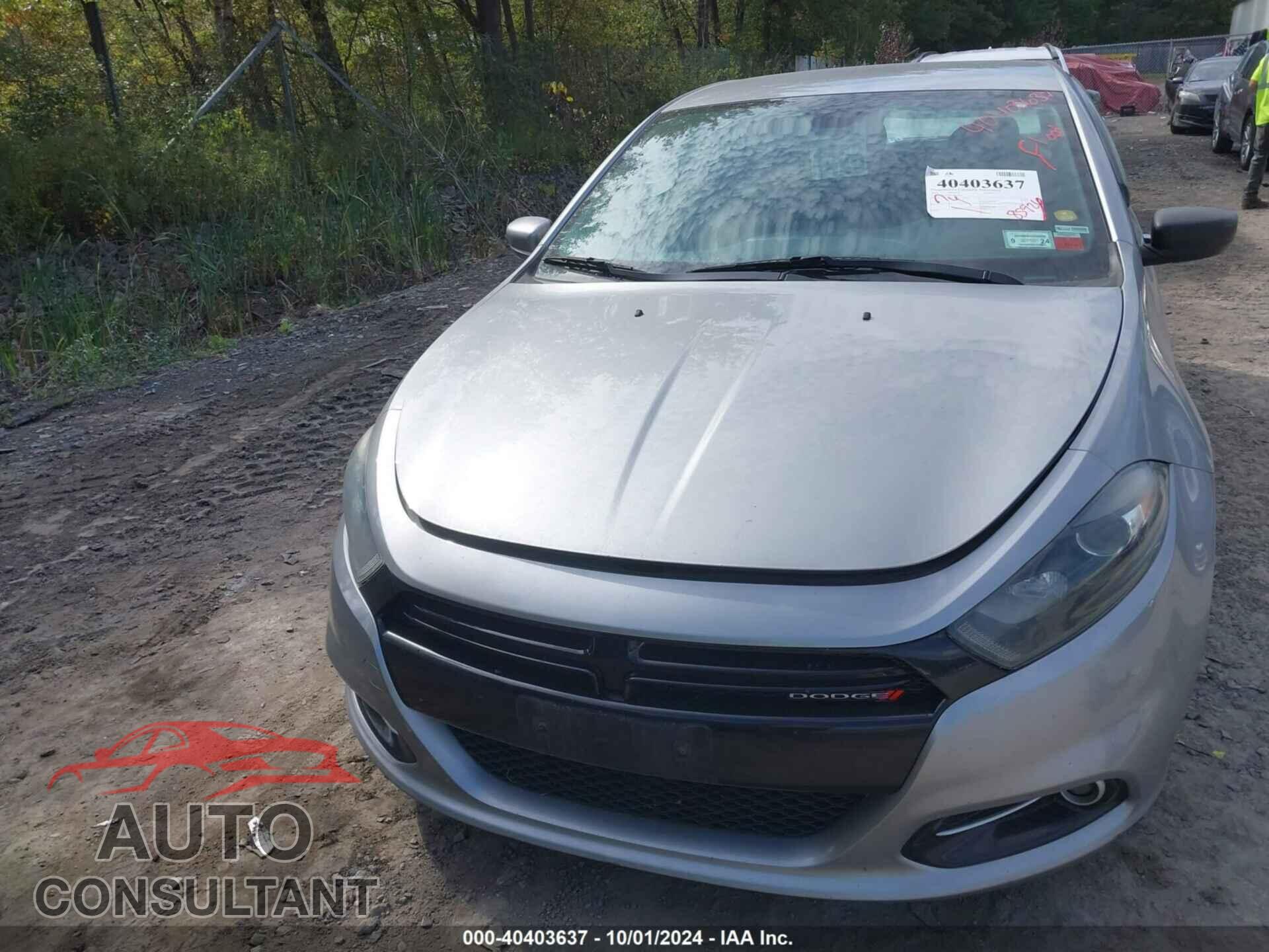DODGE DART 2015 - 1C3CDFBB9FD403855