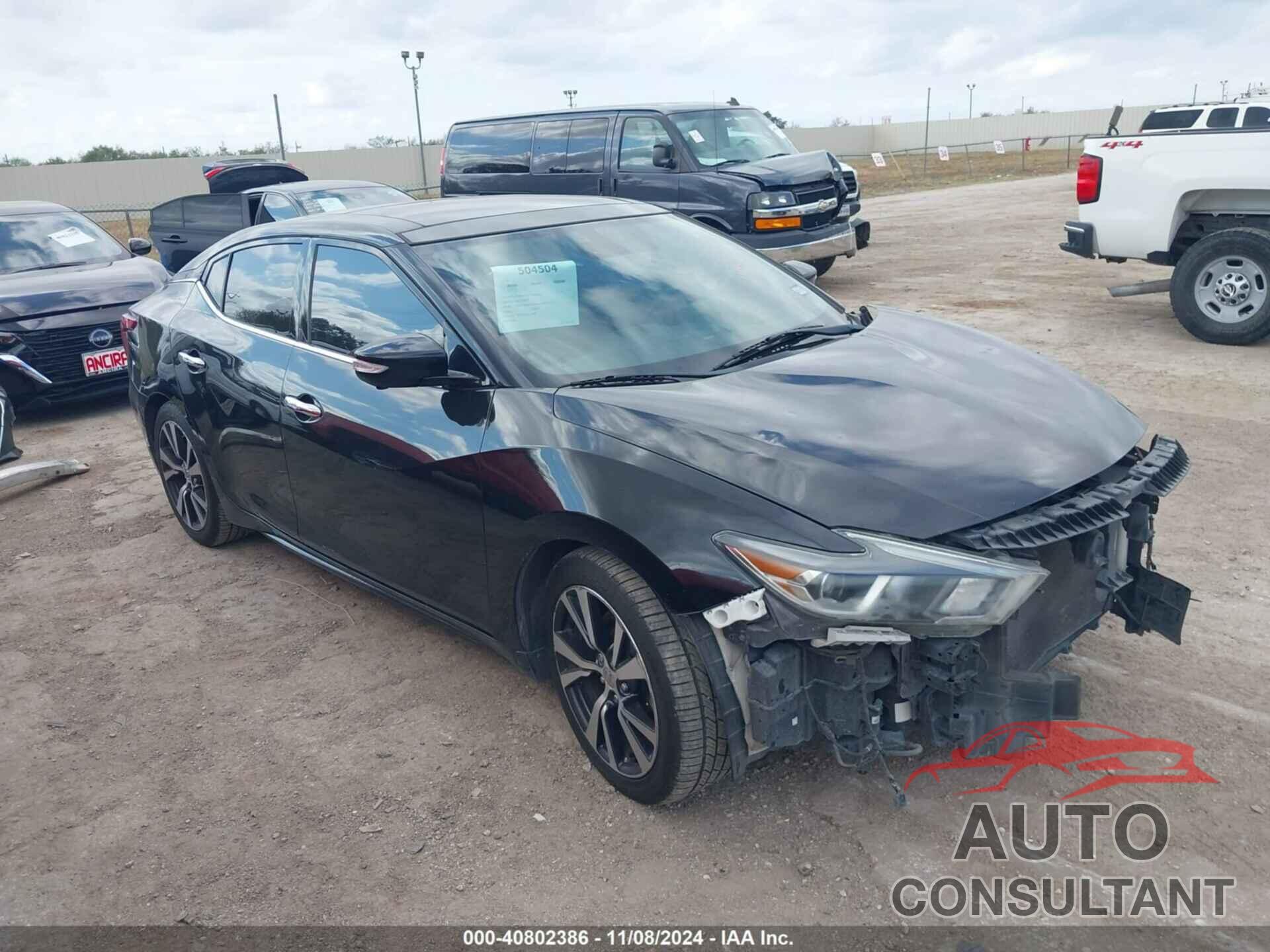 NISSAN MAXIMA 2017 - 1N4AA6AP0HC365553