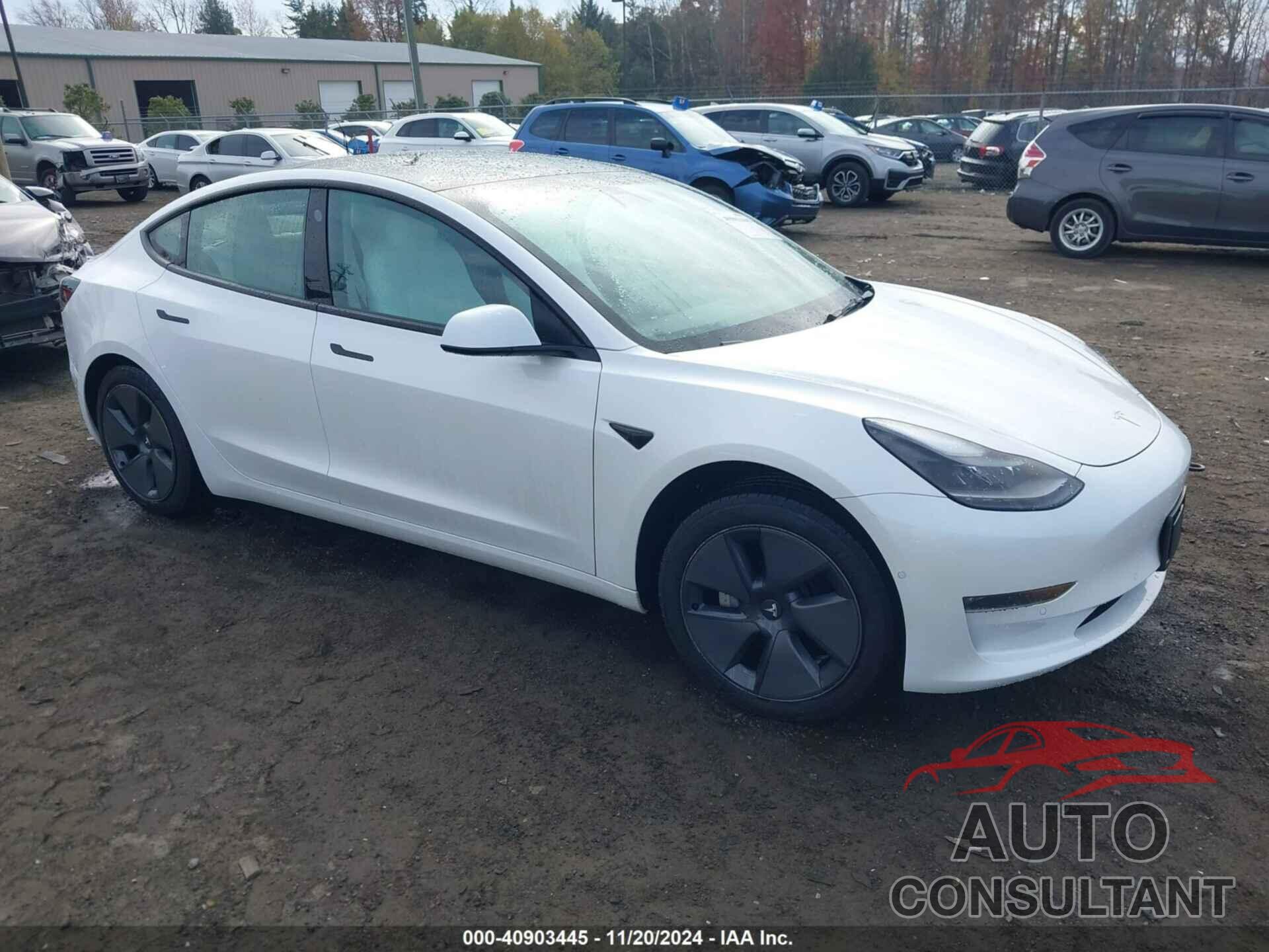 TESLA MODEL 3 2022 - 5YJ3E1EB3NF110709