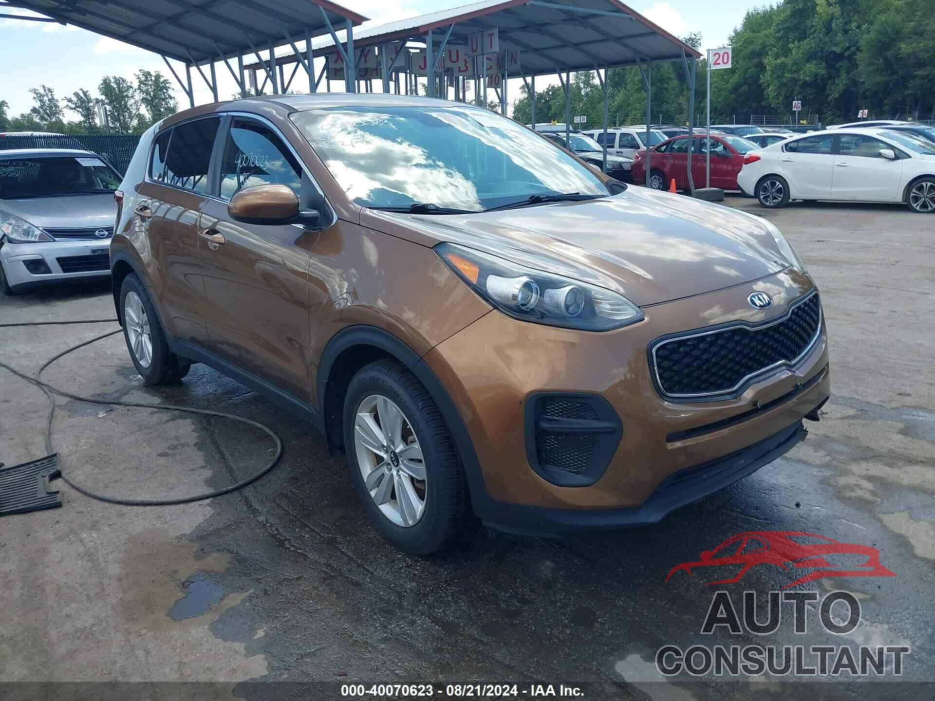 KIA SPORTAGE 2017 - KNDPM3AC4H7236814