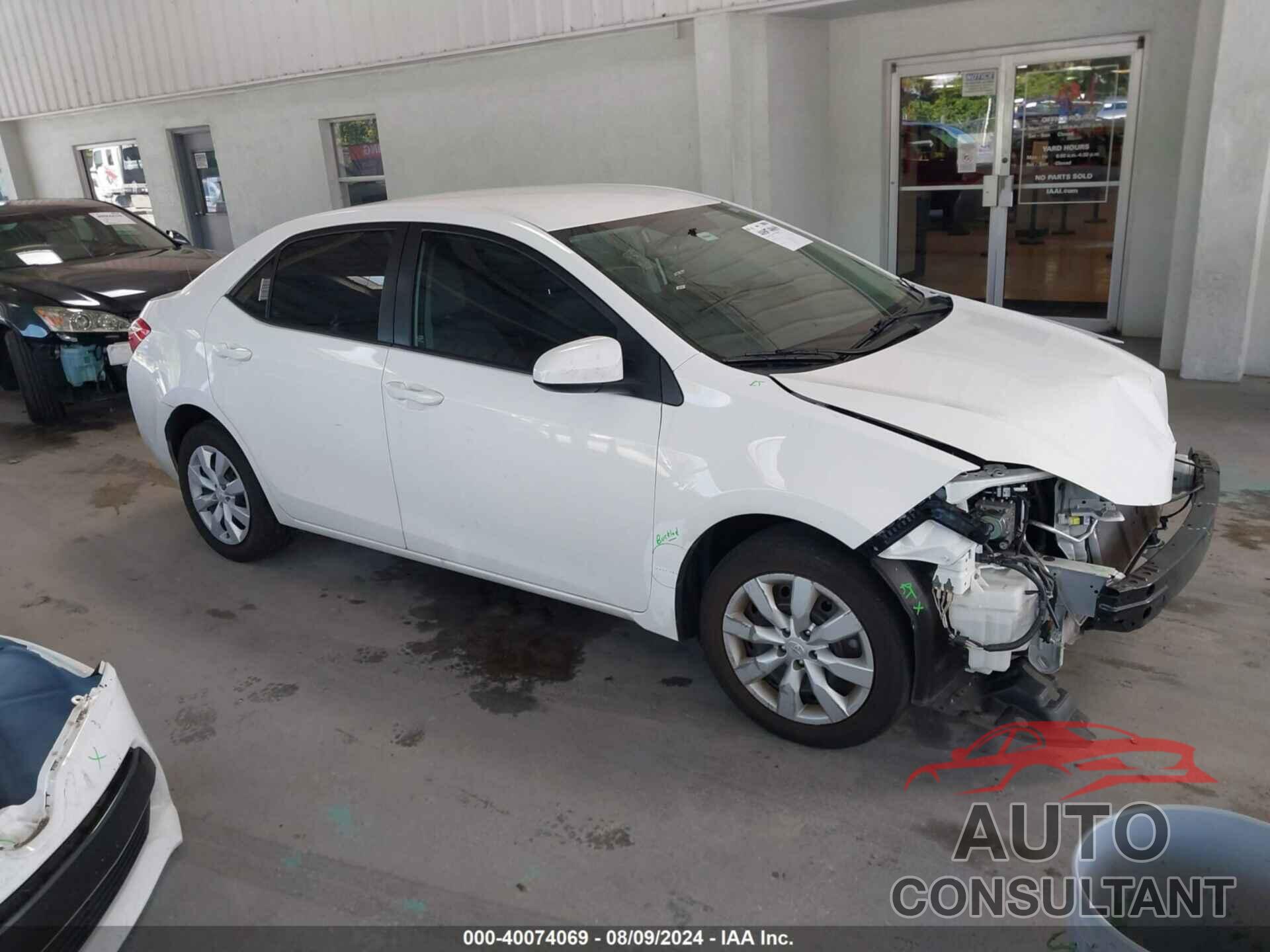 TOYOTA COROLLA 2016 - 5YFBURHE5GP554068