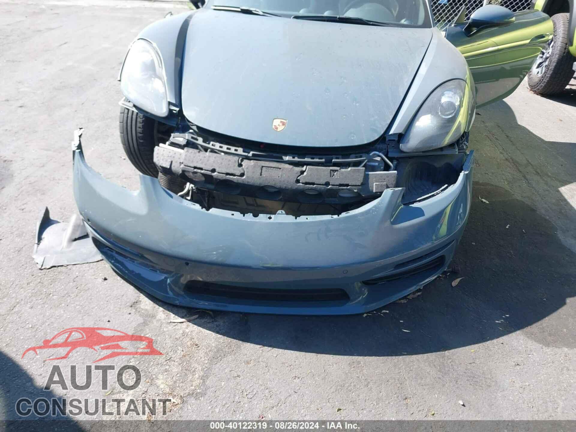 PORSCHE 718 BOXSTER 2018 - WP0CA2A83JS210916