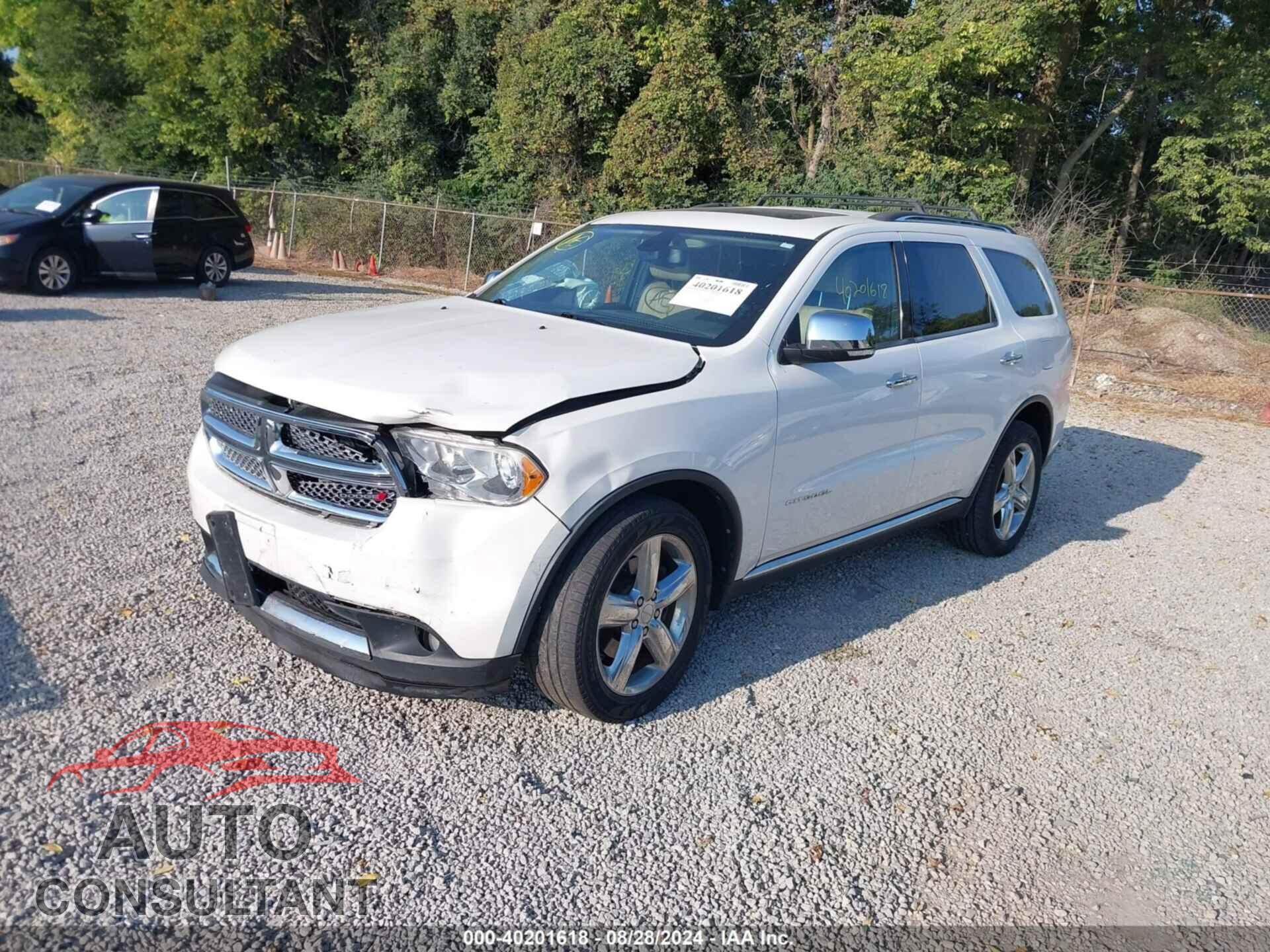 DODGE DURANGO 2012 - 1C4RDJEGXCC322462