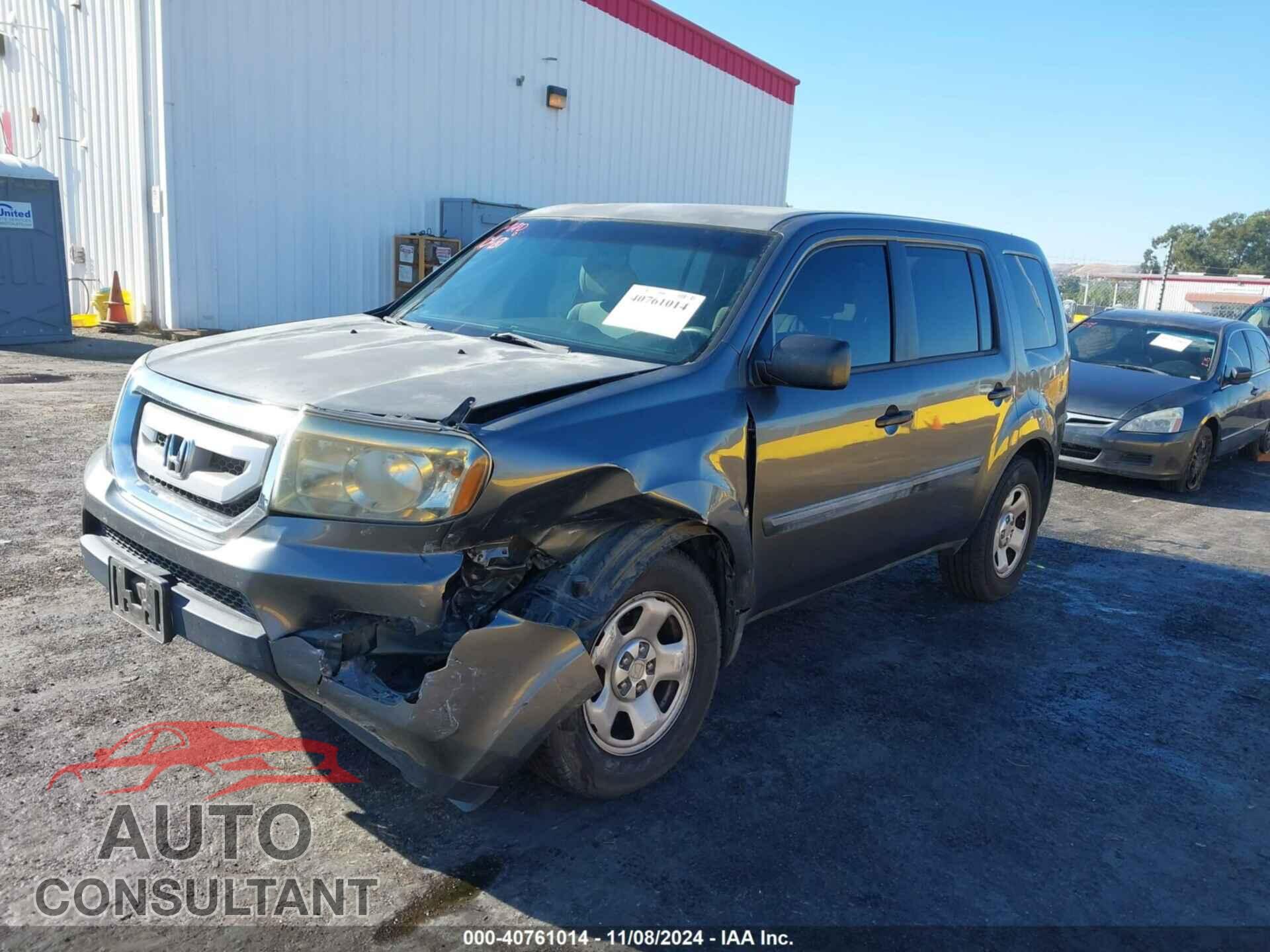 HONDA PILOT 2011 - 5FNYF3H28BB031865