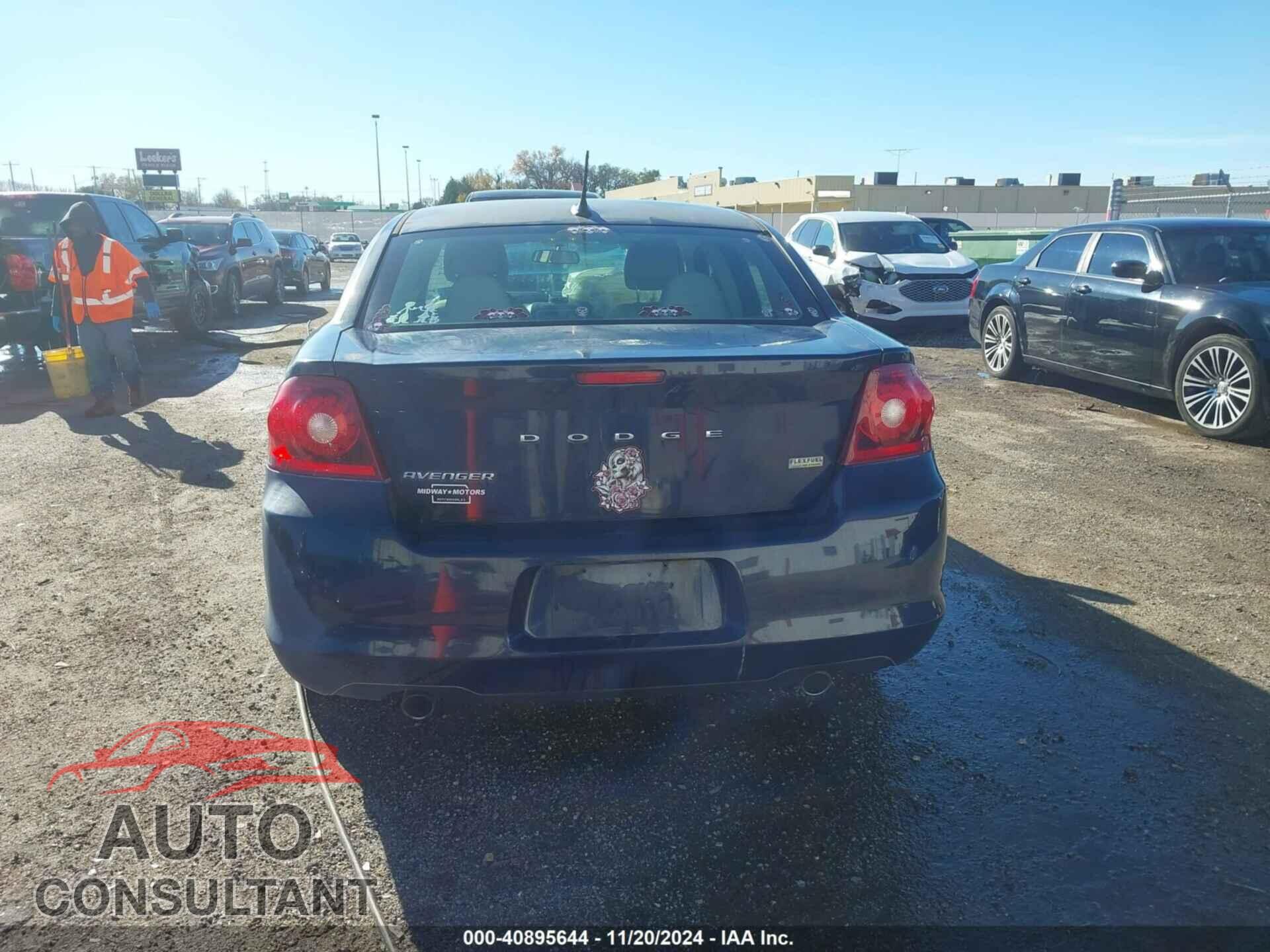 DODGE AVENGER 2013 - 1C3CDZAG5DN766692