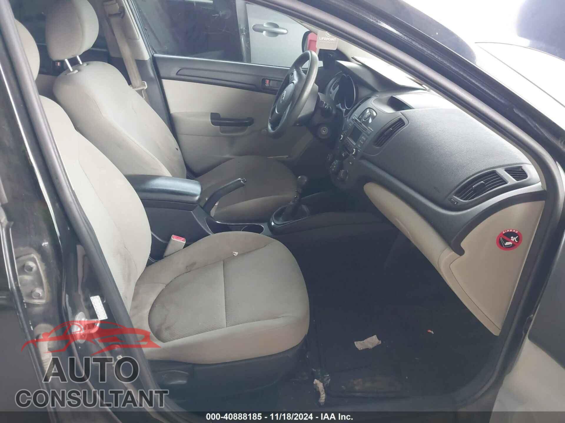 KIA FORTE 2012 - KNAFT4A25C5626074