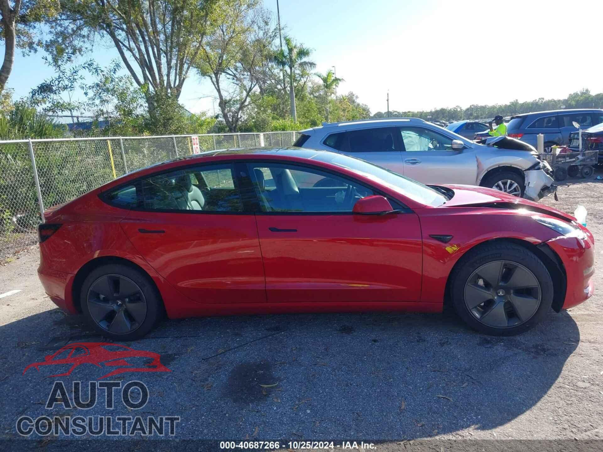 TESLA MODEL 3 2021 - 5YJ3E1EA5MF087956