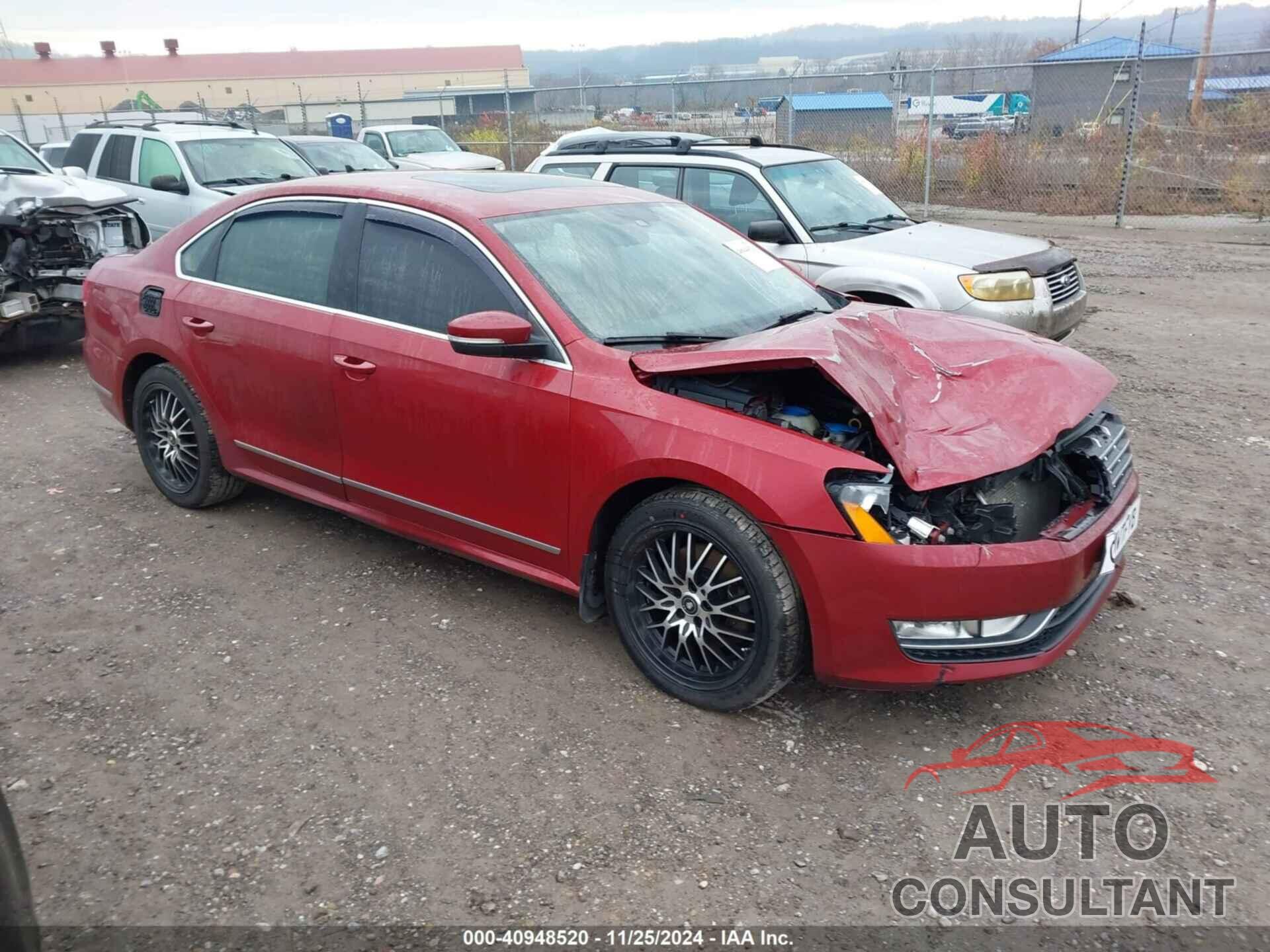 VOLKSWAGEN PASSAT 2015 - 1VWBT7A39FC046545