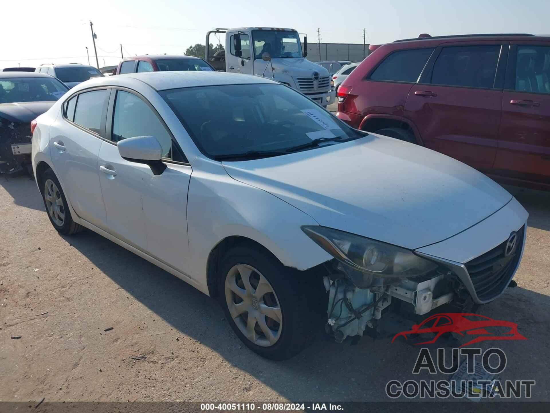 MAZDA MAZDA3 2014 - JM1BM1U78E1164043