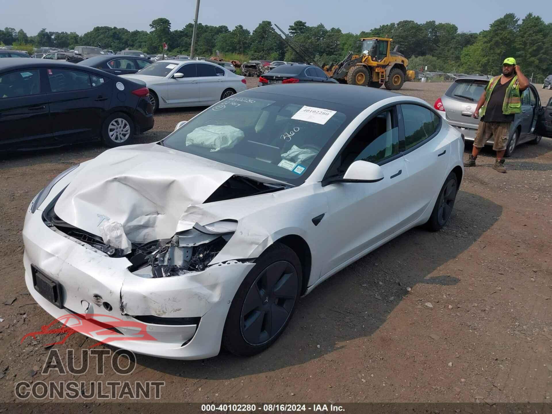 TESLA MODEL 3 2022 - 5YJ3E1EB2NF106912