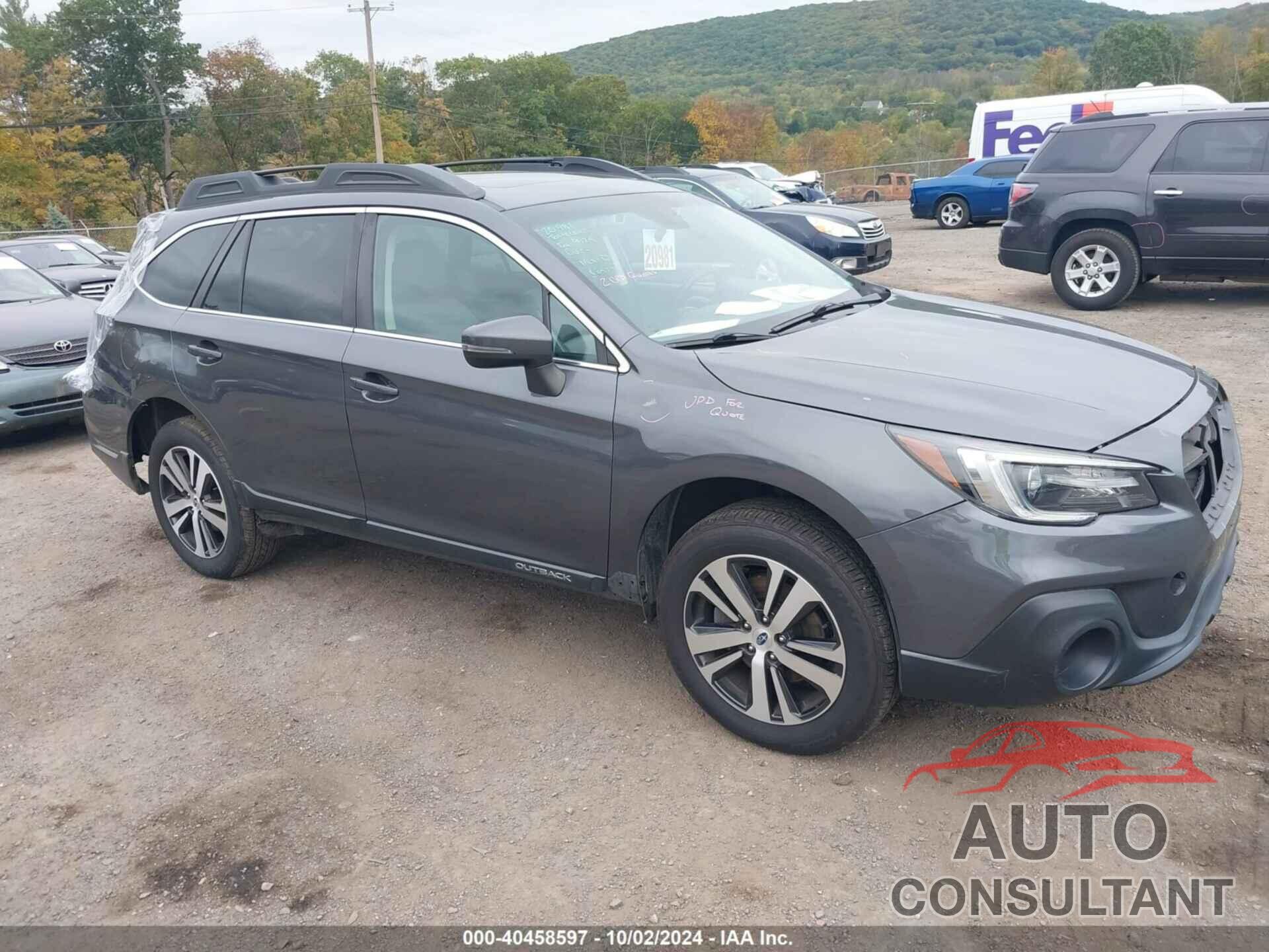 SUBARU OUTBACK 2018 - 4S4BSANCXJ3344569