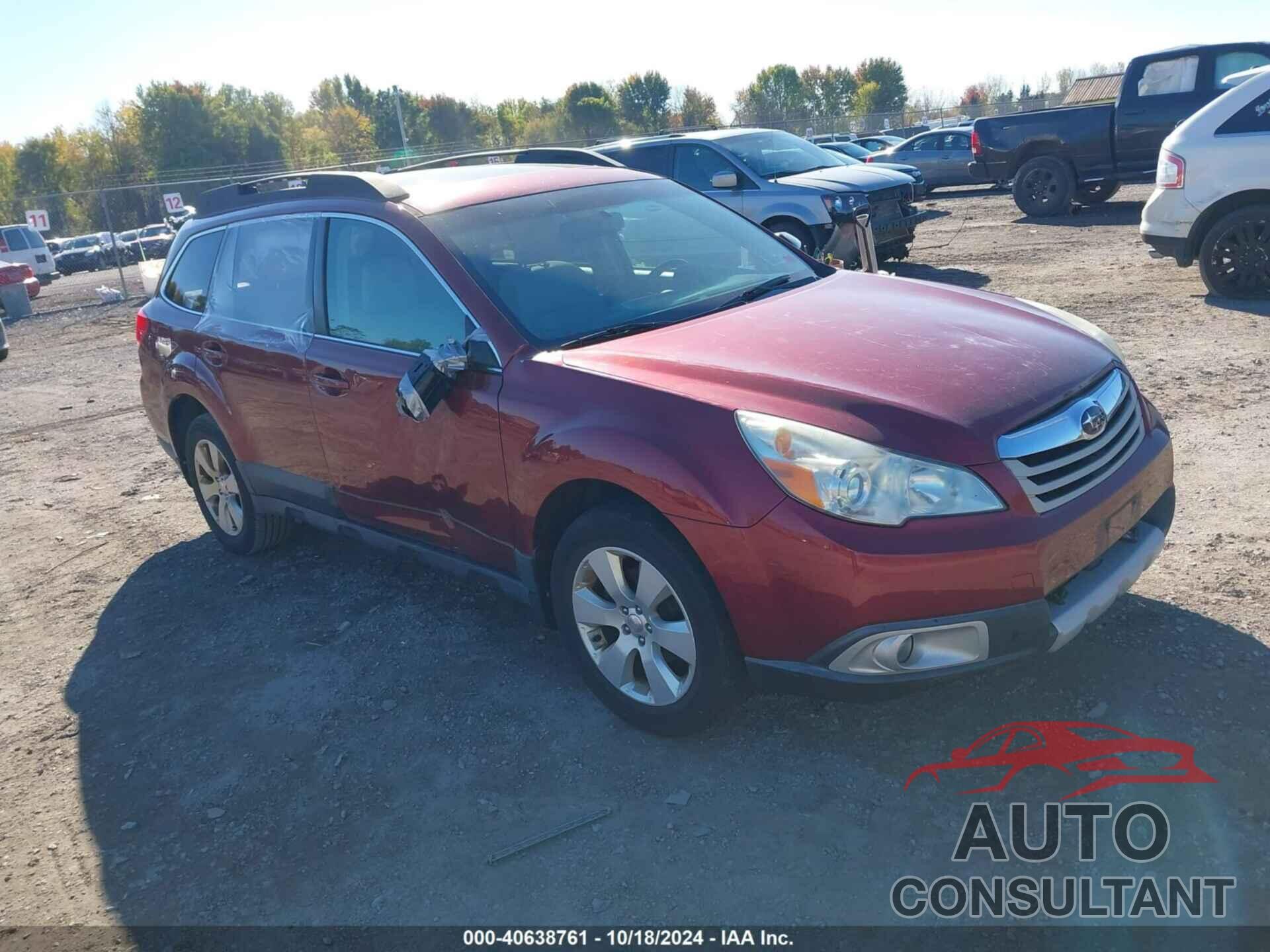 SUBARU OUTBACK 2011 - 4S4BRBKC8B3326286