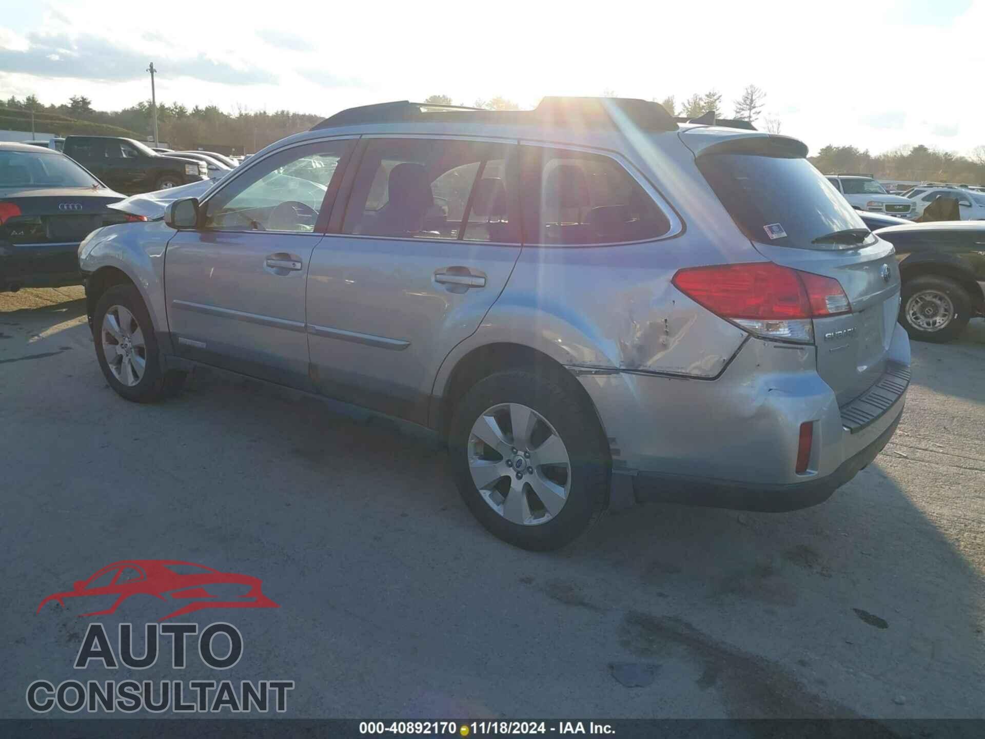 SUBARU OUTBACK 2012 - 4S4BRBKCXC3290201