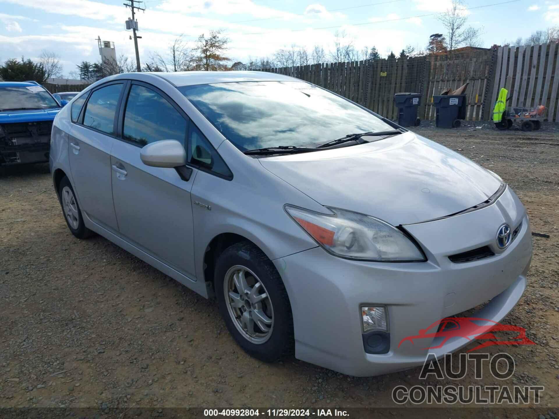 TOYOTA PRIUS 2011 - JTDKN3DU0B0282653