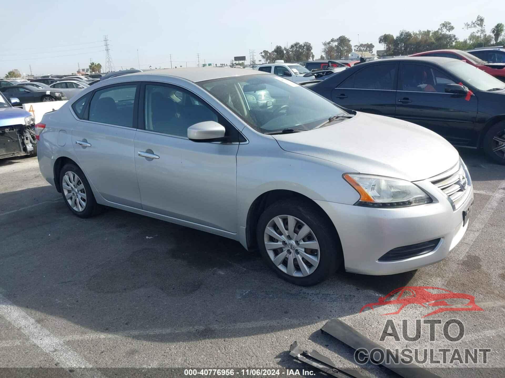 NISSAN SENTRA 2014 - 1N4AB7AP4EN851771