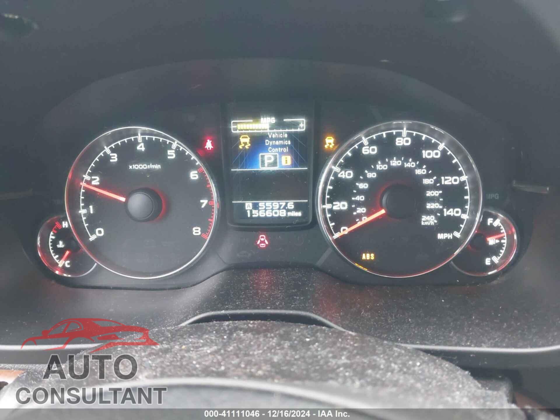 SUBARU OUTBACK 2013 - 4S4BRBLC7D3243207