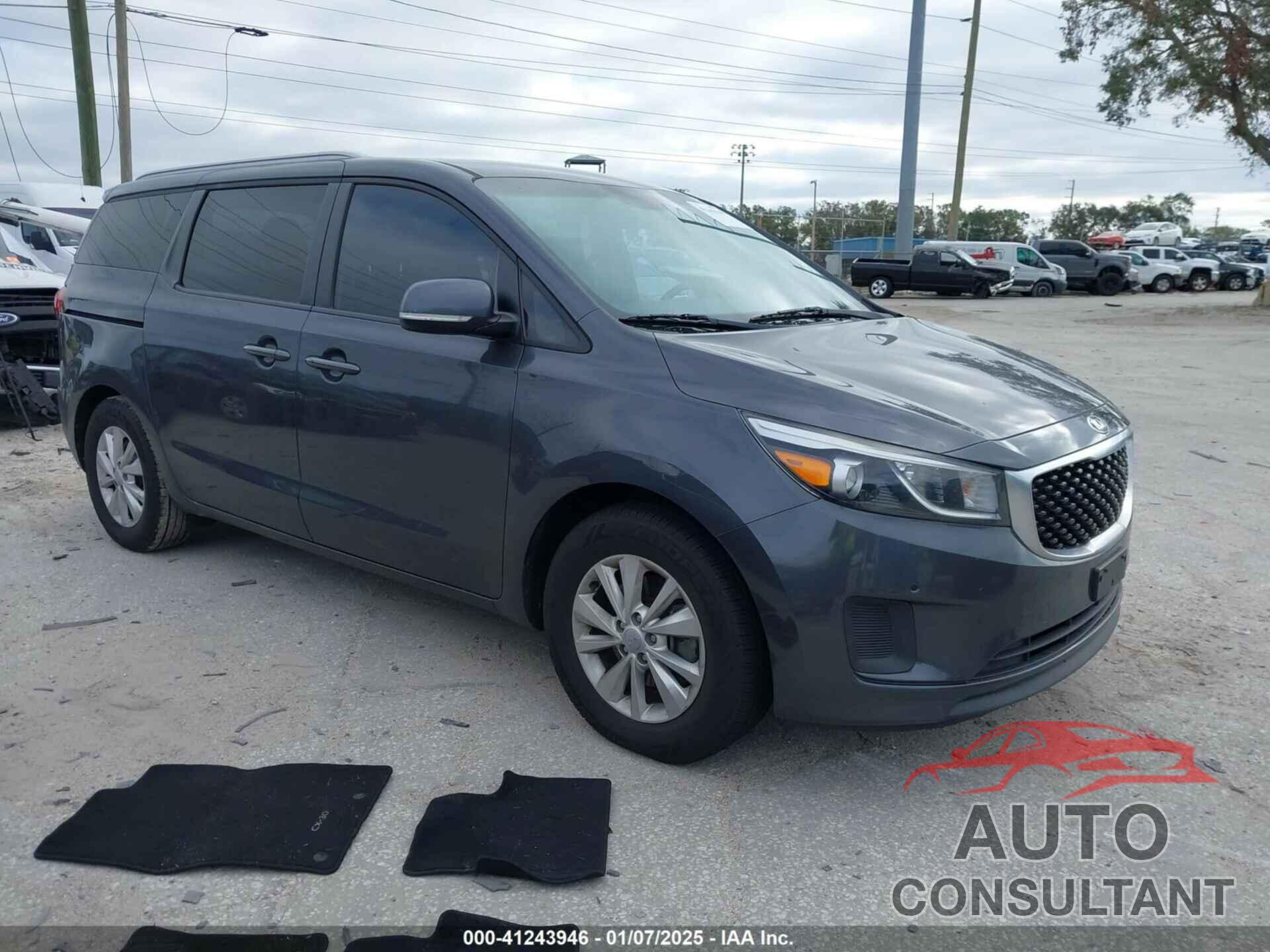 KIA SEDONA 2017 - KNDMB5C15H6314197