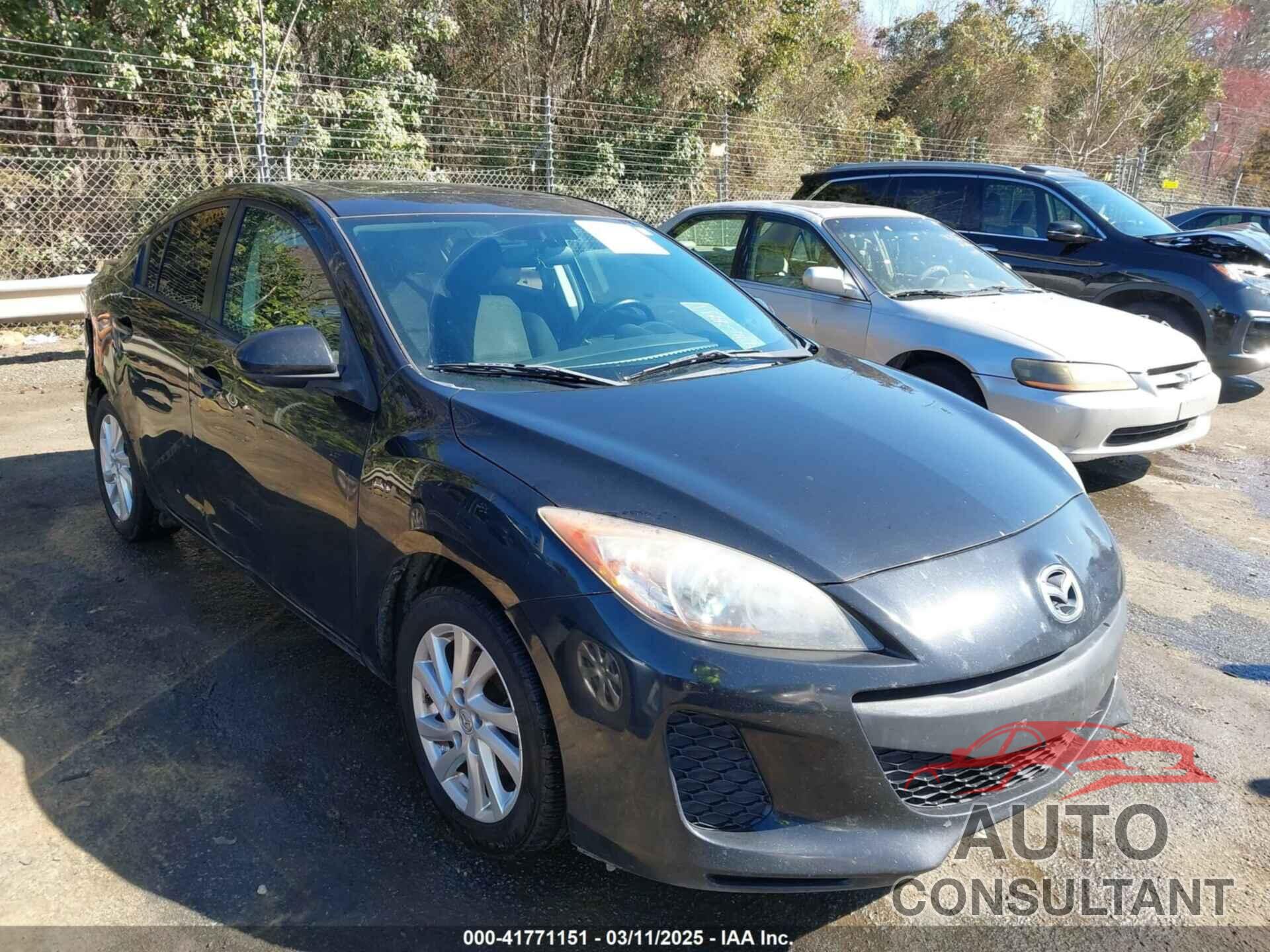 MAZDA MAZDA3 2012 - JM1BL1V88C1657762
