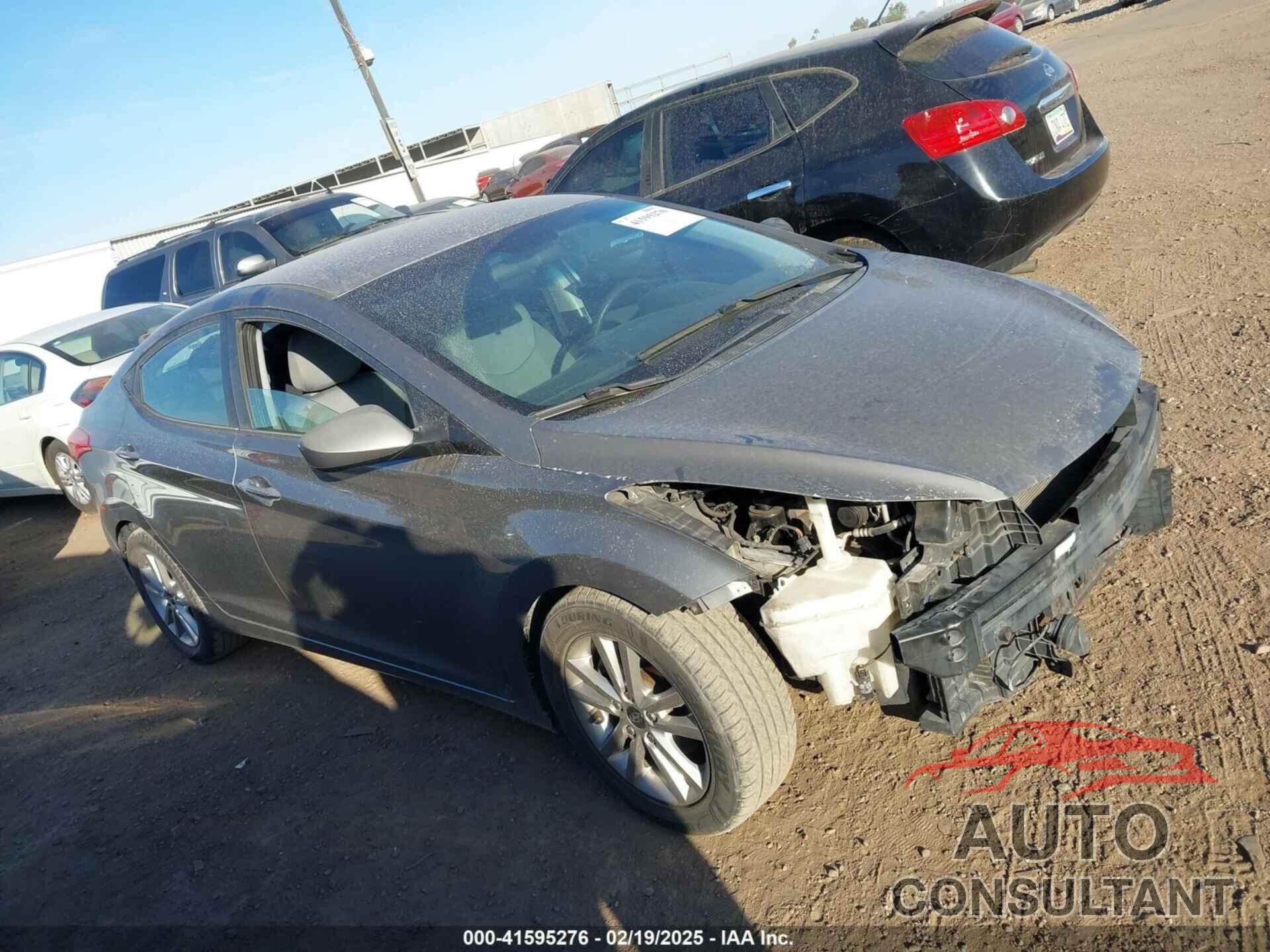 HYUNDAI ELANTRA 2012 - 5NPDH4AE0CH120609