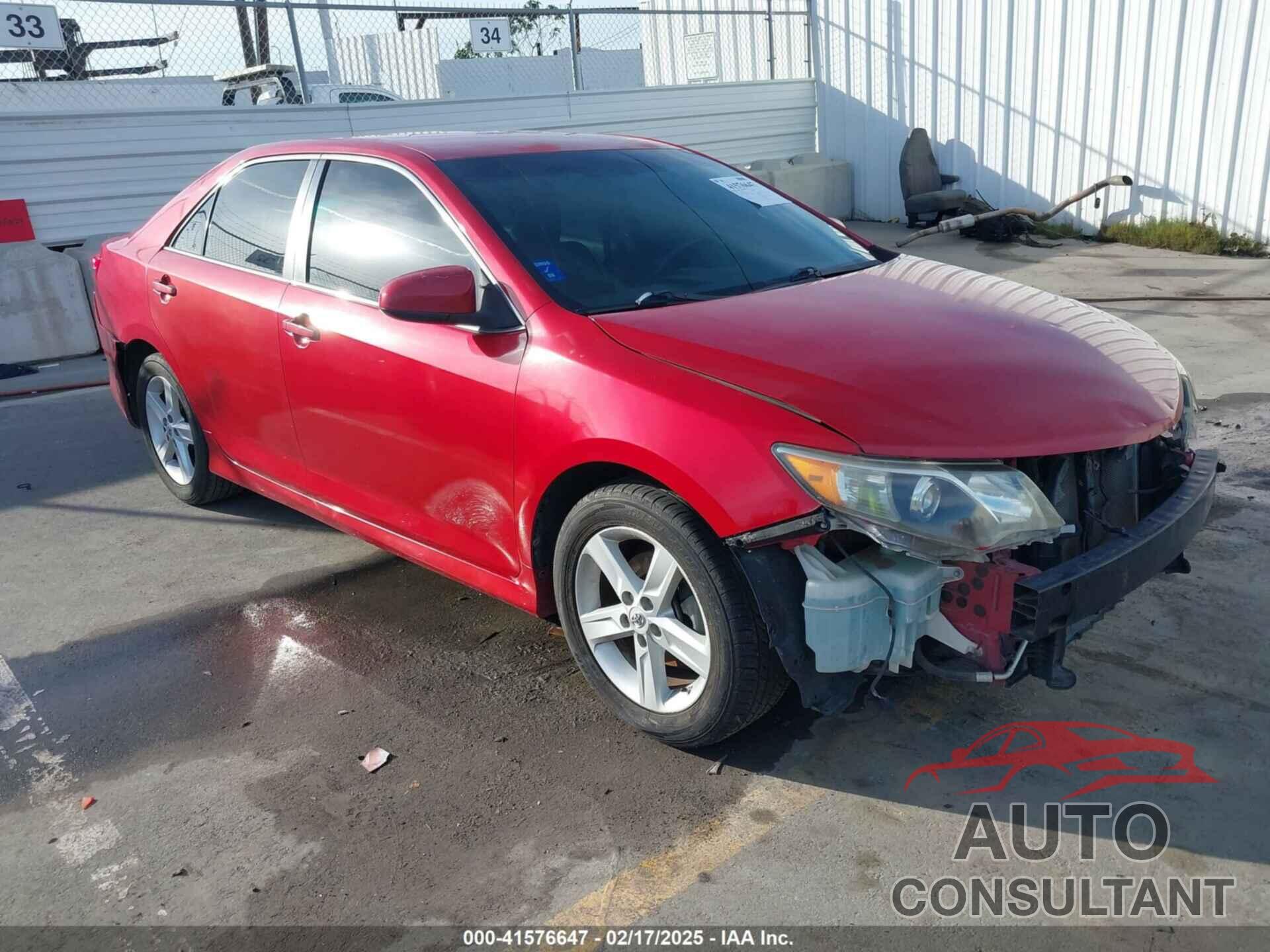 TOYOTA CAMRY 2013 - 4T1BF1FK2DU657298