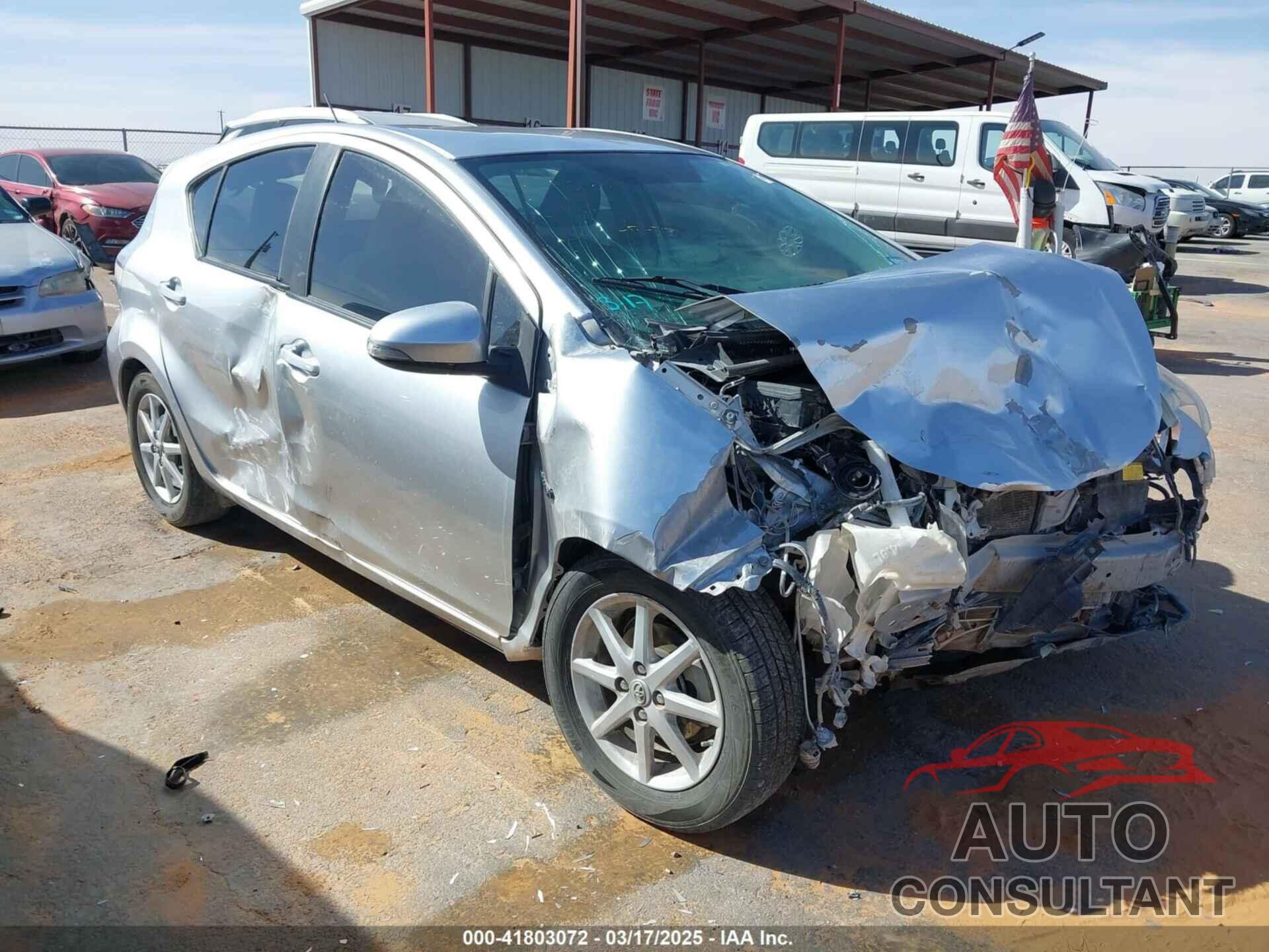 TOYOTA PRIUS C 2013 - JTDKDTB30D1546402