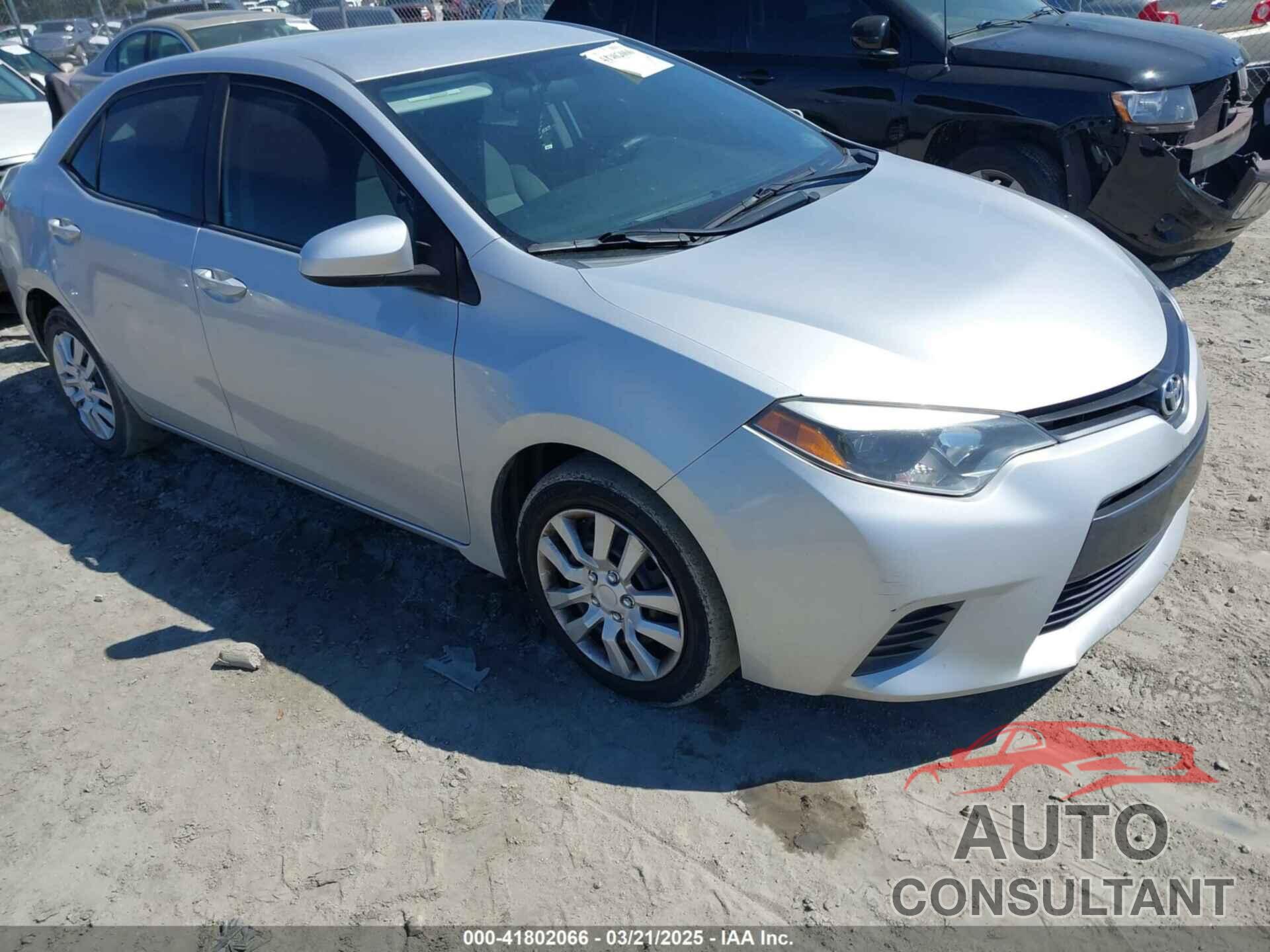 TOYOTA COROLLA 2016 - 5YFBURHE3GP555784