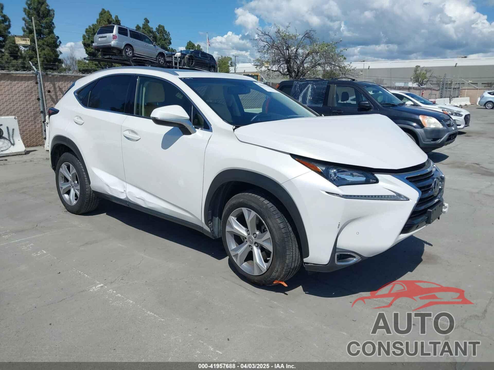 LEXUS NX 200T 2017 - JTJBARBZ6H2147247