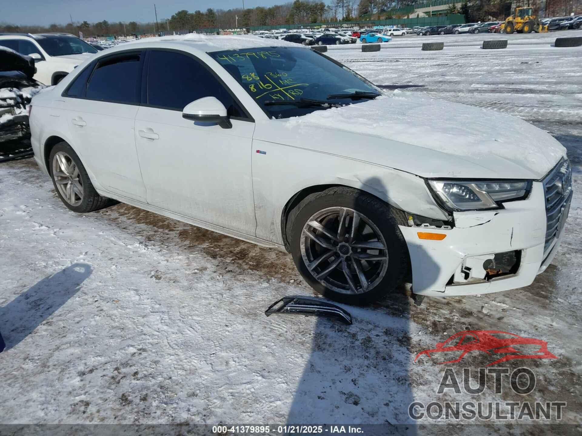 AUDI A4 2017 - WAUDNAF48HN048960