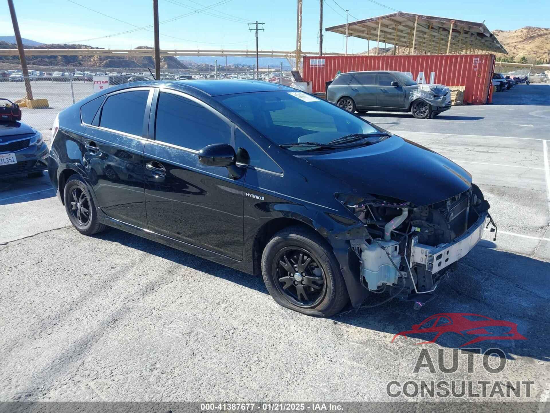 TOYOTA PRIUS 2012 - JTDKN3DU5C0335851