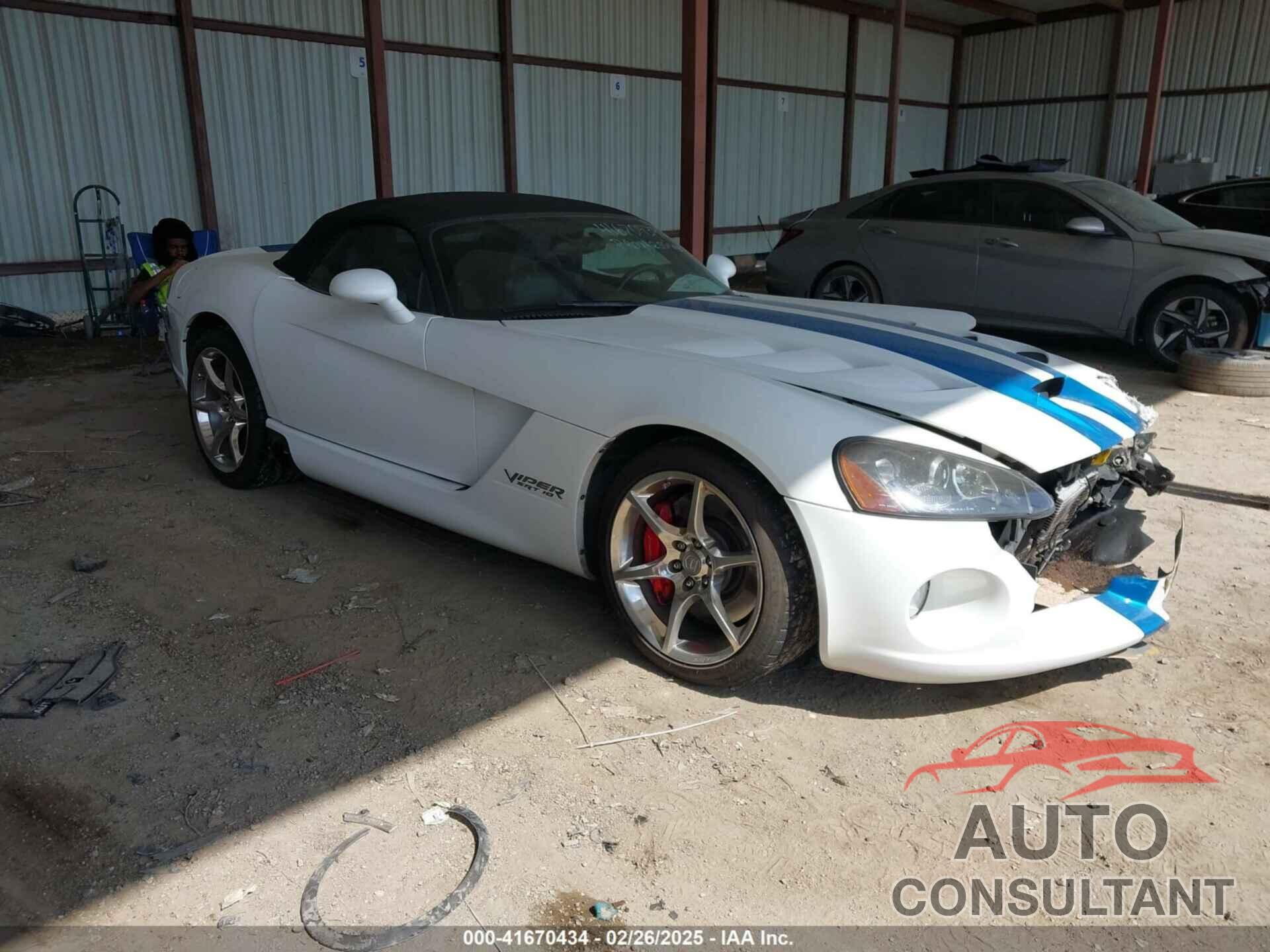 DODGE VIPER 2009 - 1B3JZ65Z39V500286