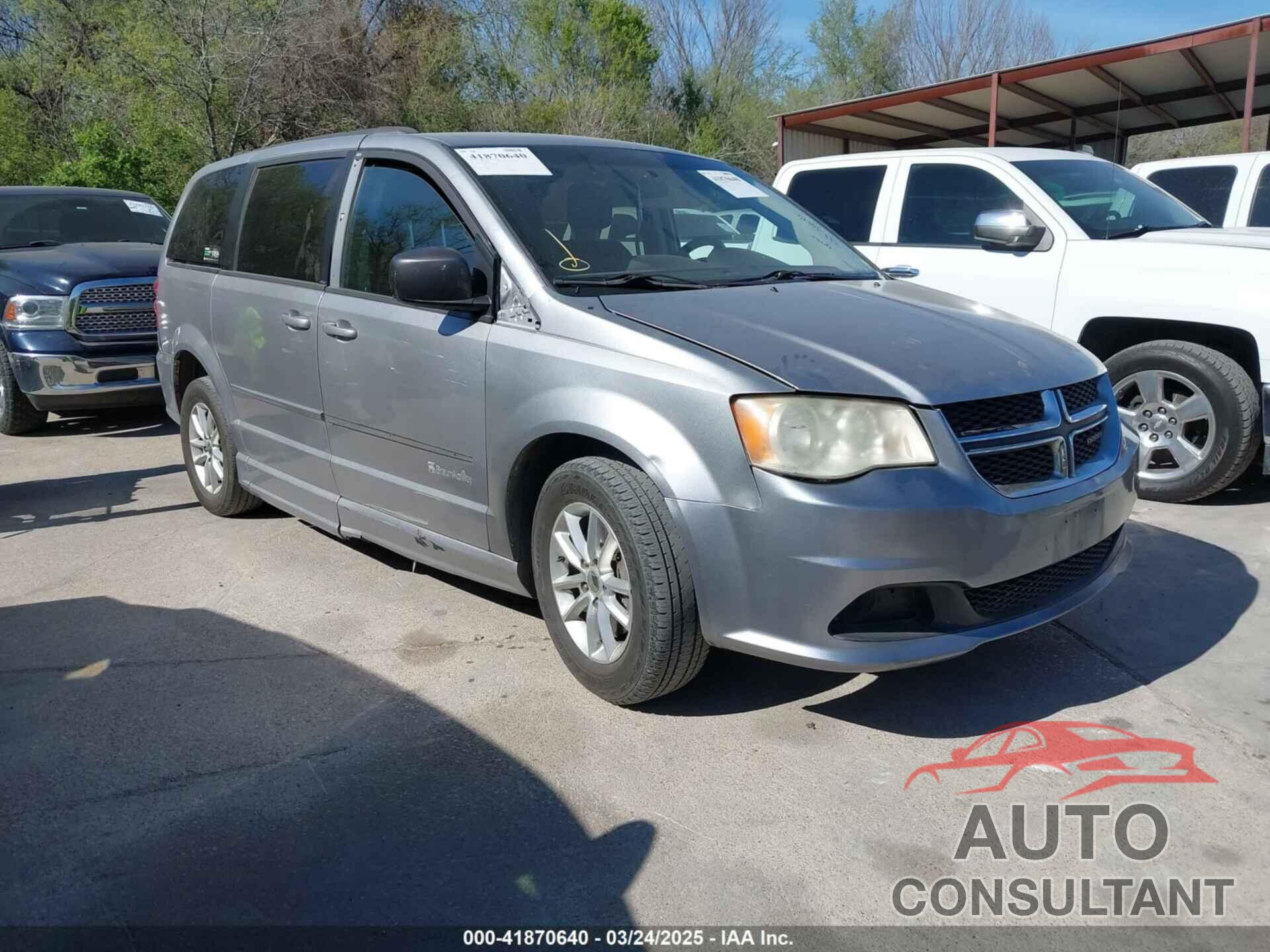 DODGE GRAND CARAVAN 2014 - 2C4RDGCGXER252719