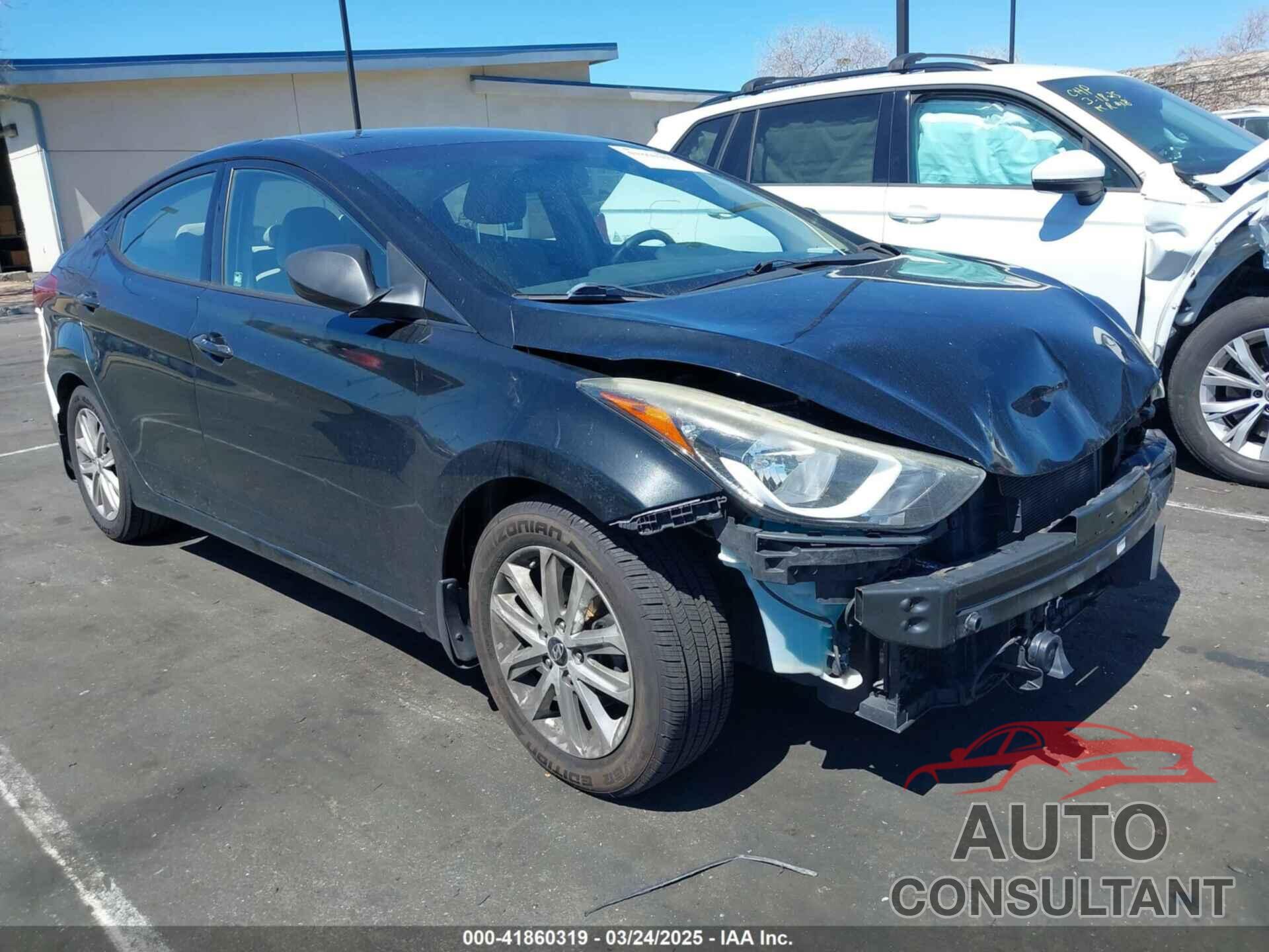 HYUNDAI ELANTRA 2016 - KMHDH4AE1GU490667