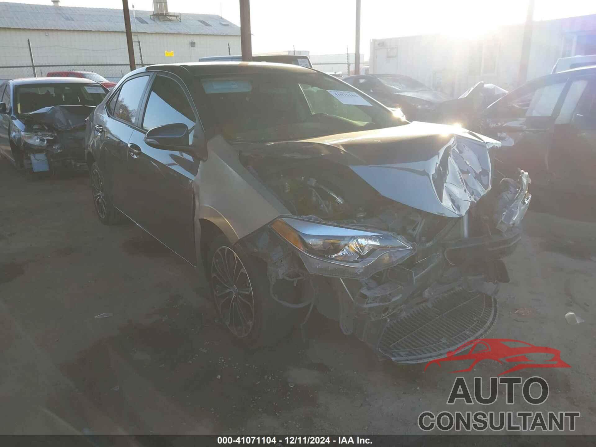 TOYOTA COROLLA 2015 - 5YFBURHE0FP341785