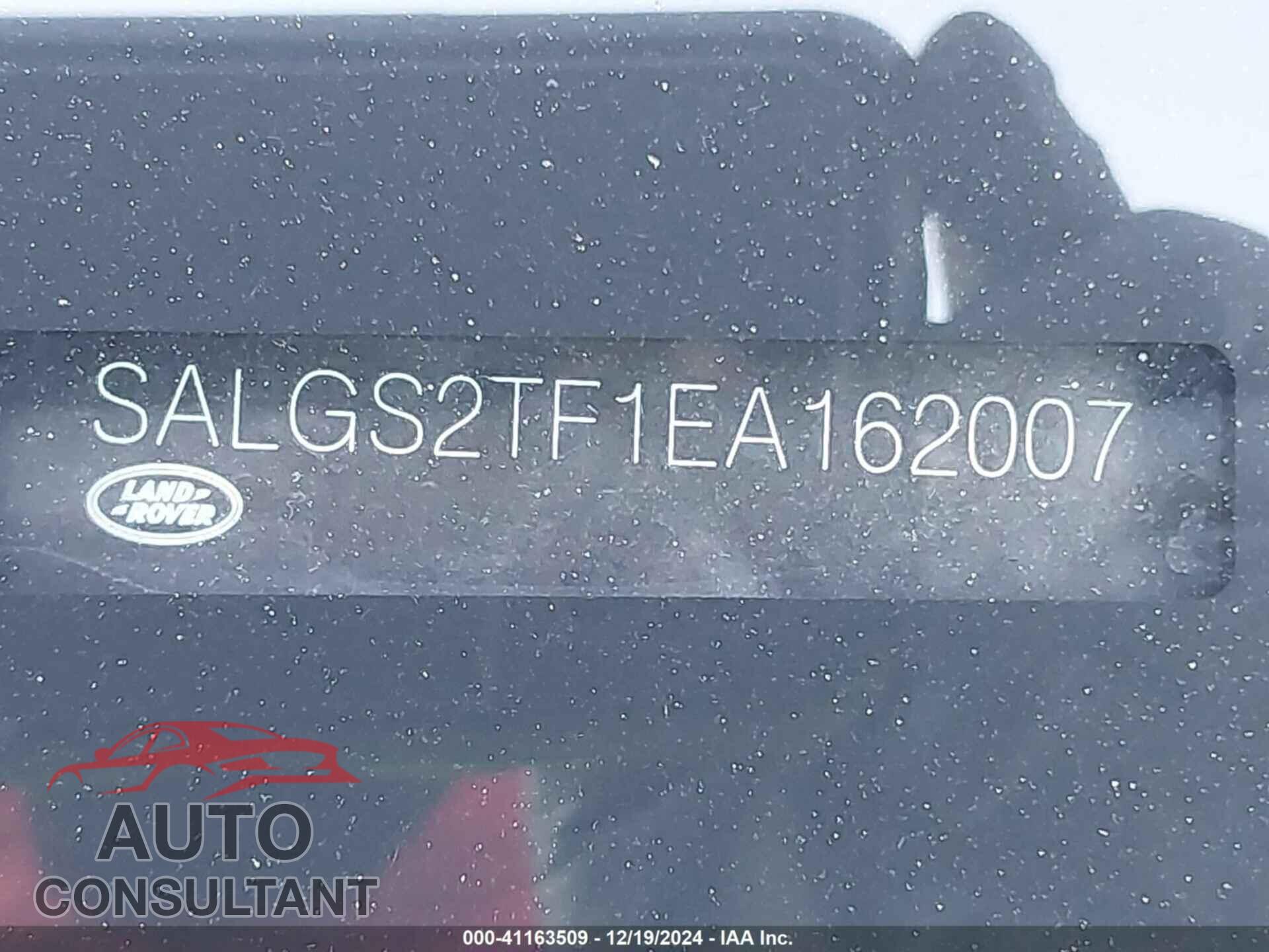 LAND ROVER RANGE ROVER 2014 - SALGS2TF1EA162007