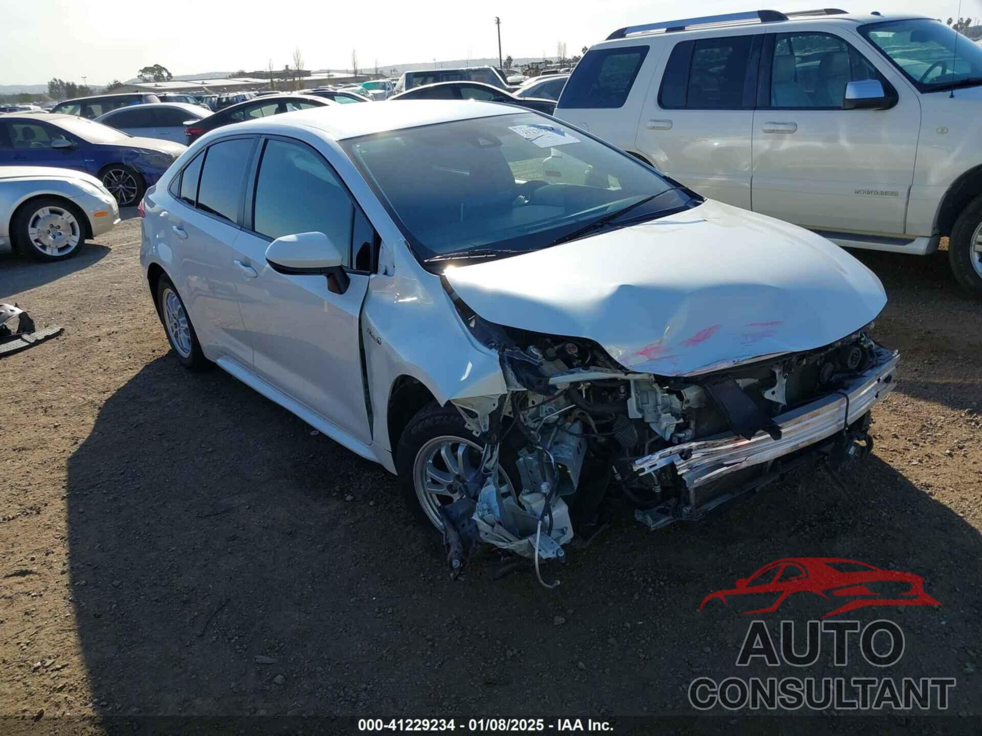 TOYOTA COROLLA 2021 - JTDEAMDE4MJ033003