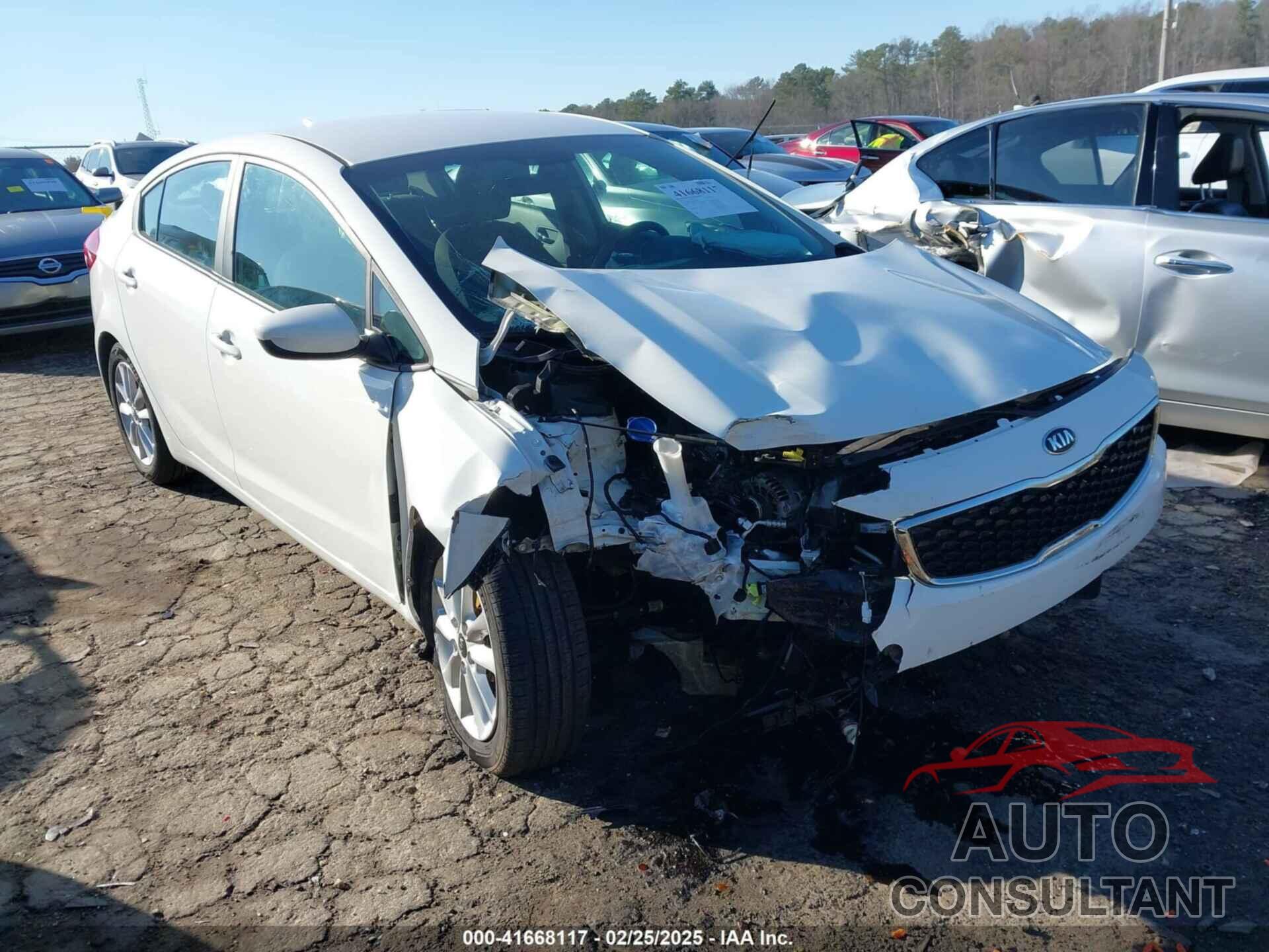 KIA FORTE 2017 - 3KPFL4A70HE126270