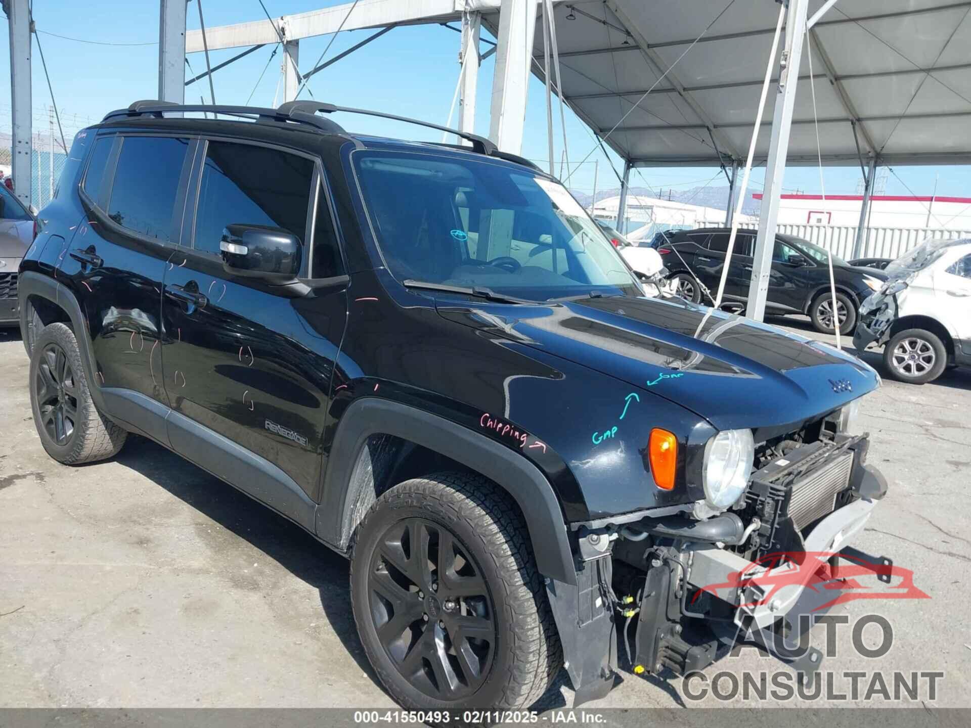 JEEP RENEGADE 2017 - ZACCJBBBXHPG58497