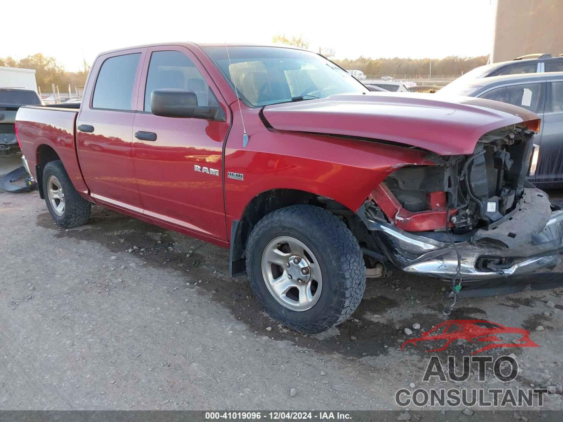 DODGE RAM 1500 2010 - 1D7RV1CT5AS191608